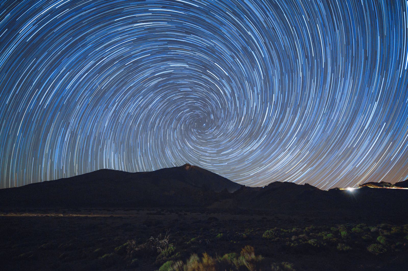 Sternstrudel über Teide
