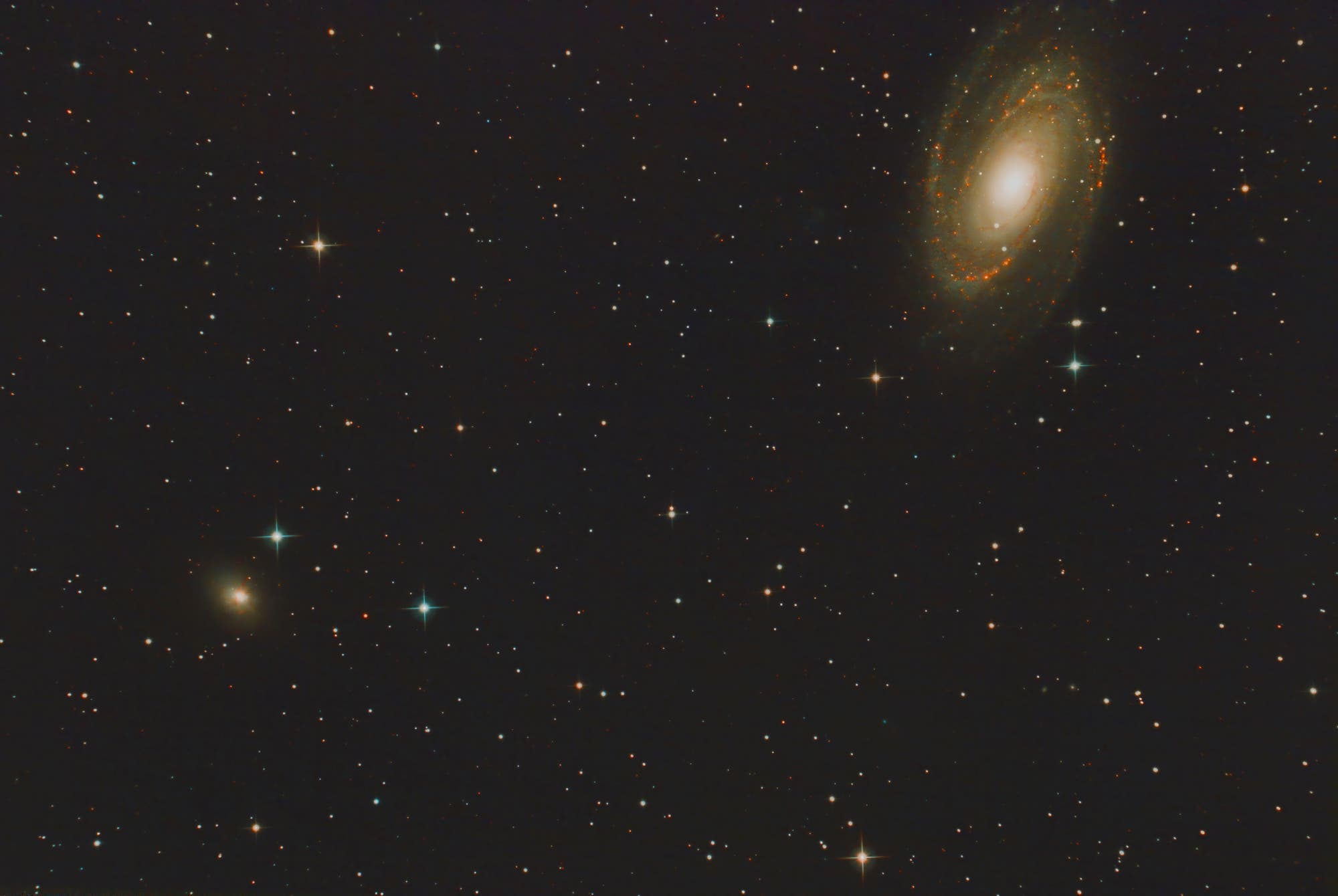 Messier 81 & NGC 3077
