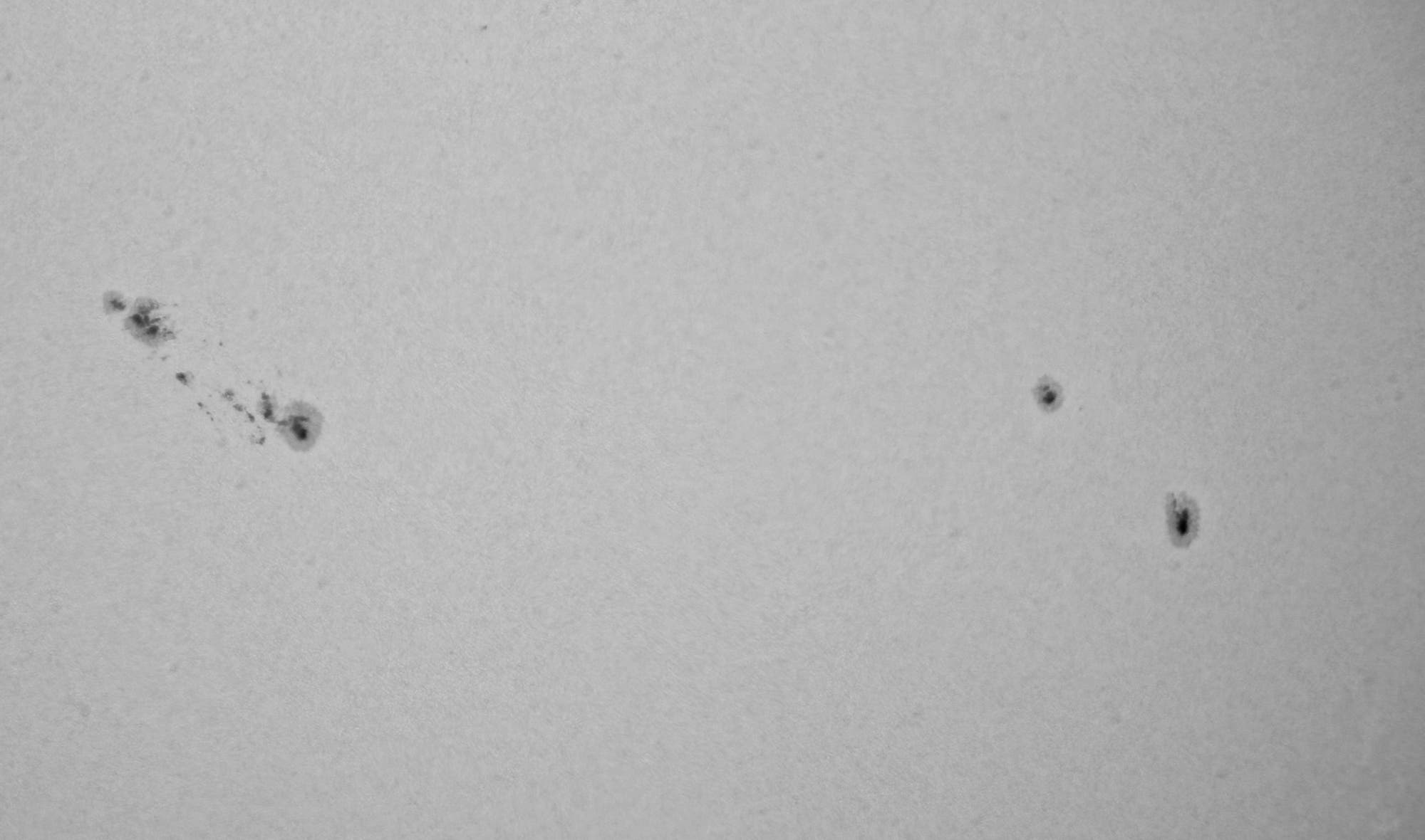 Sonnenflecken am 31. März 2017