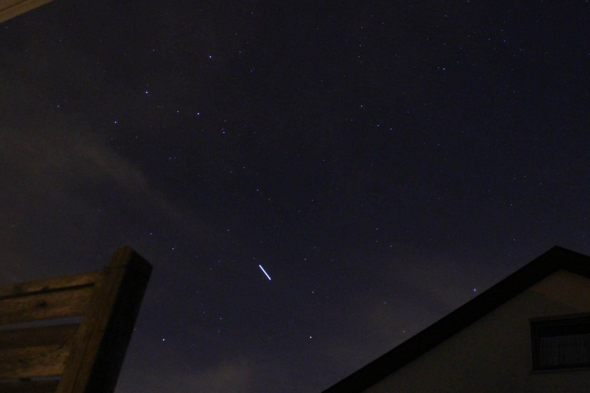 ISS im Sternbild Andromeda