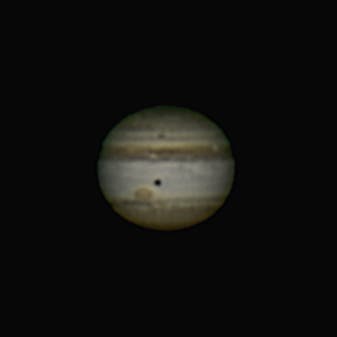 Jupiter mit GRF und Schatten von Io