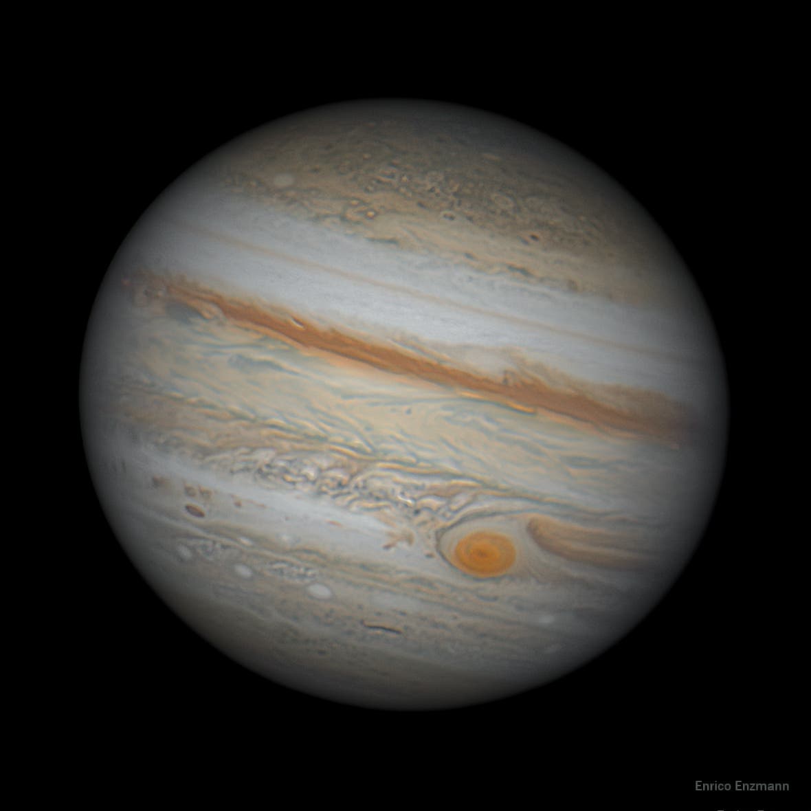 Jupiter mit Rotem Fleck am 13. September 2022 