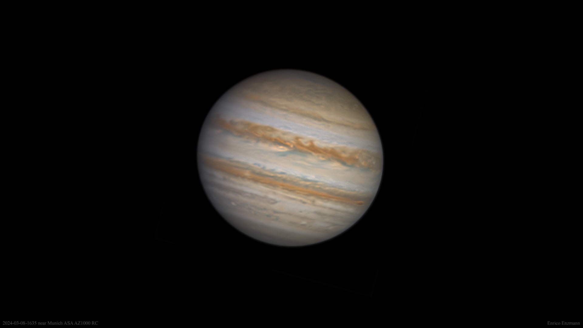 Das wohl letzte Bild von Jupiter in 2024 aus Bayern