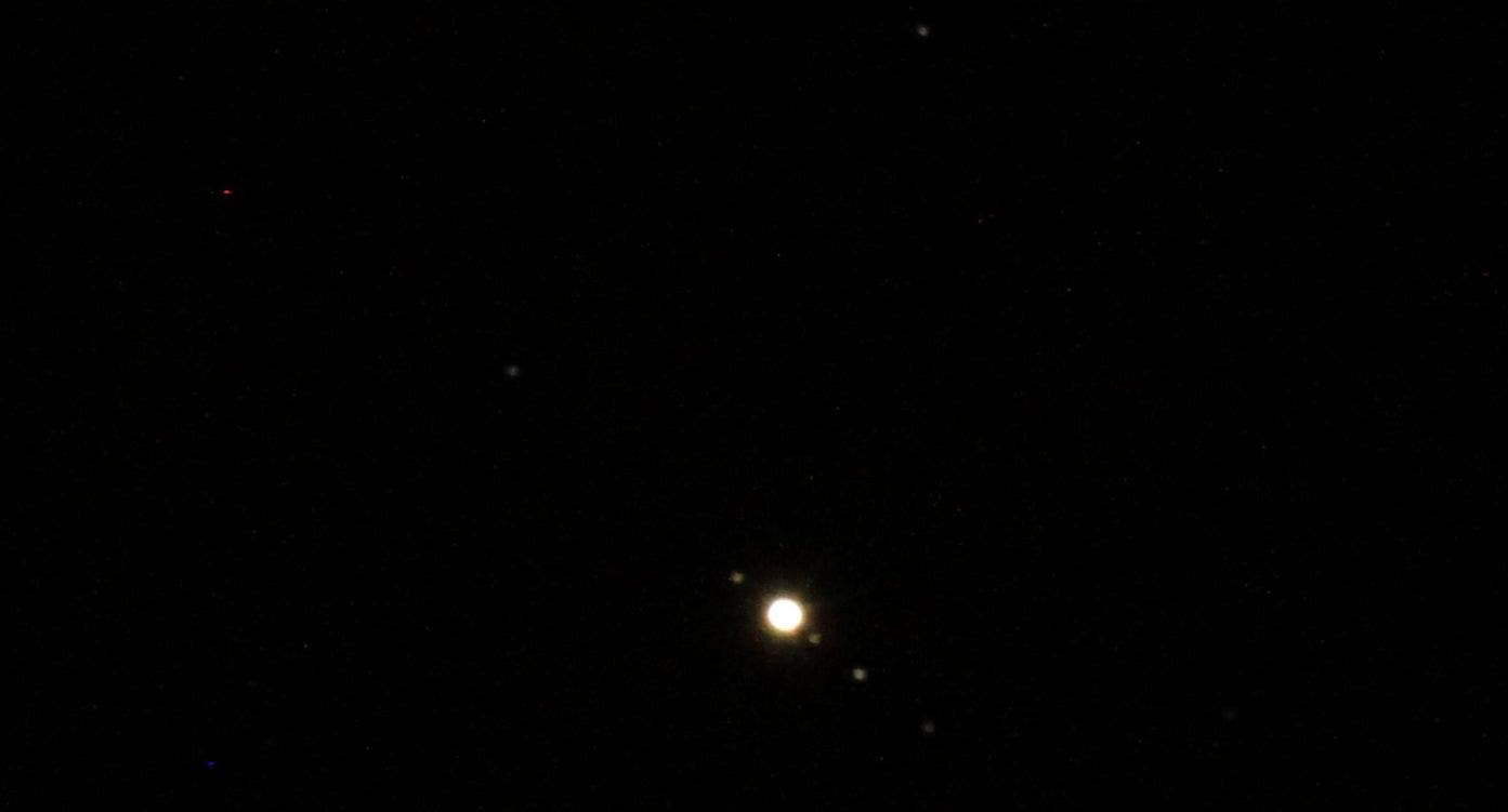 Jupiter + vier Monde
