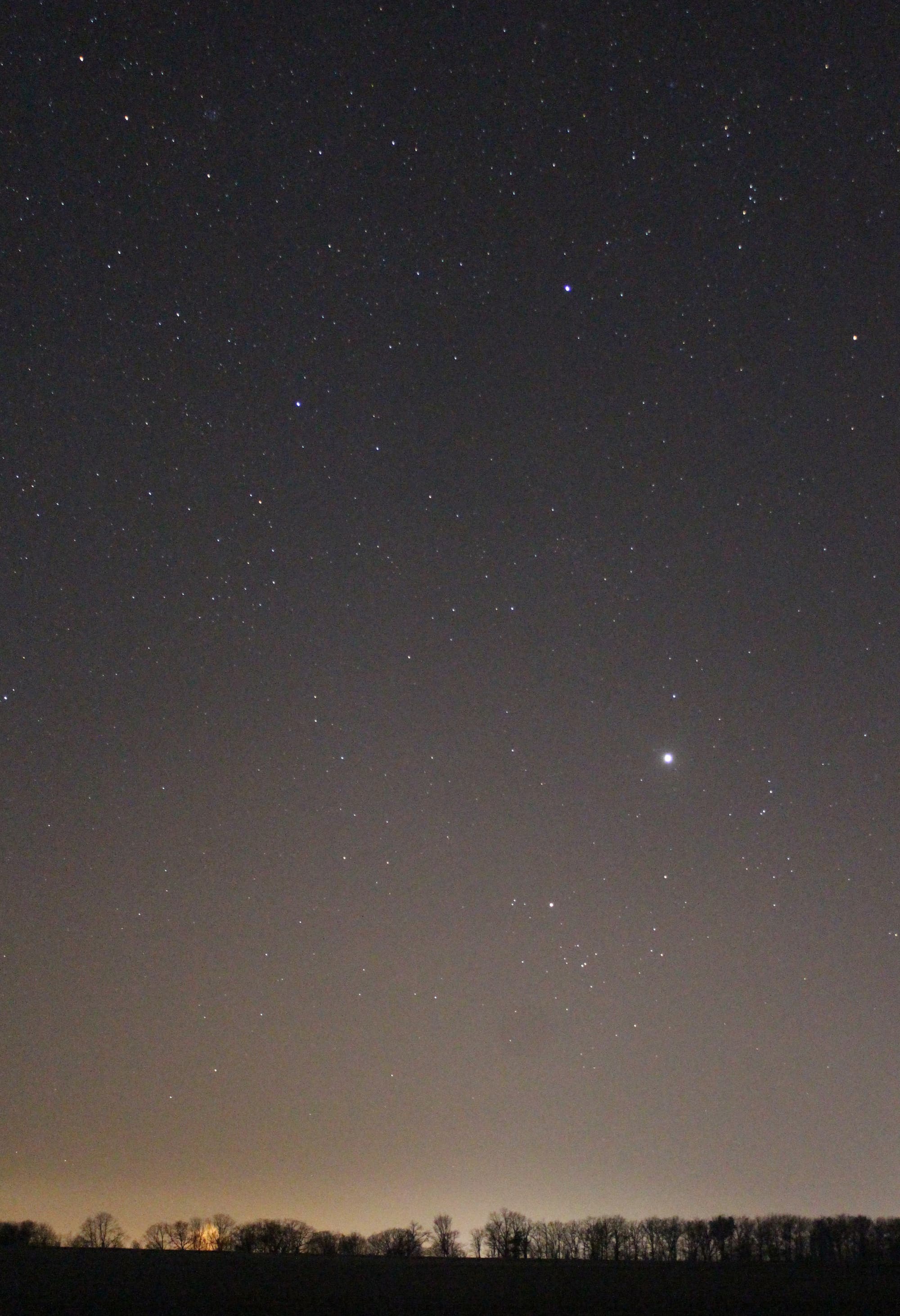 Jupiter im Sternbild Stier