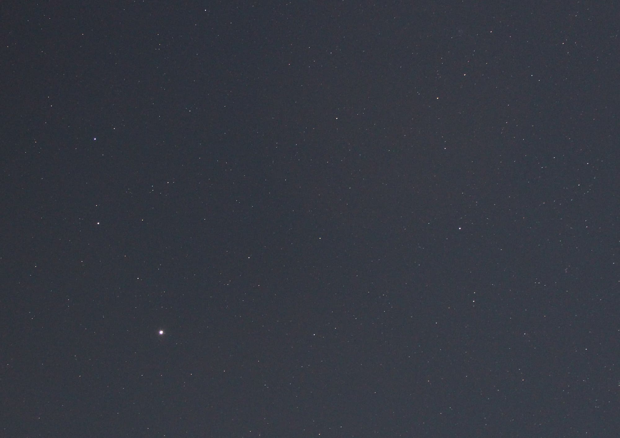 Jupiter im Sternbild Zwillinge