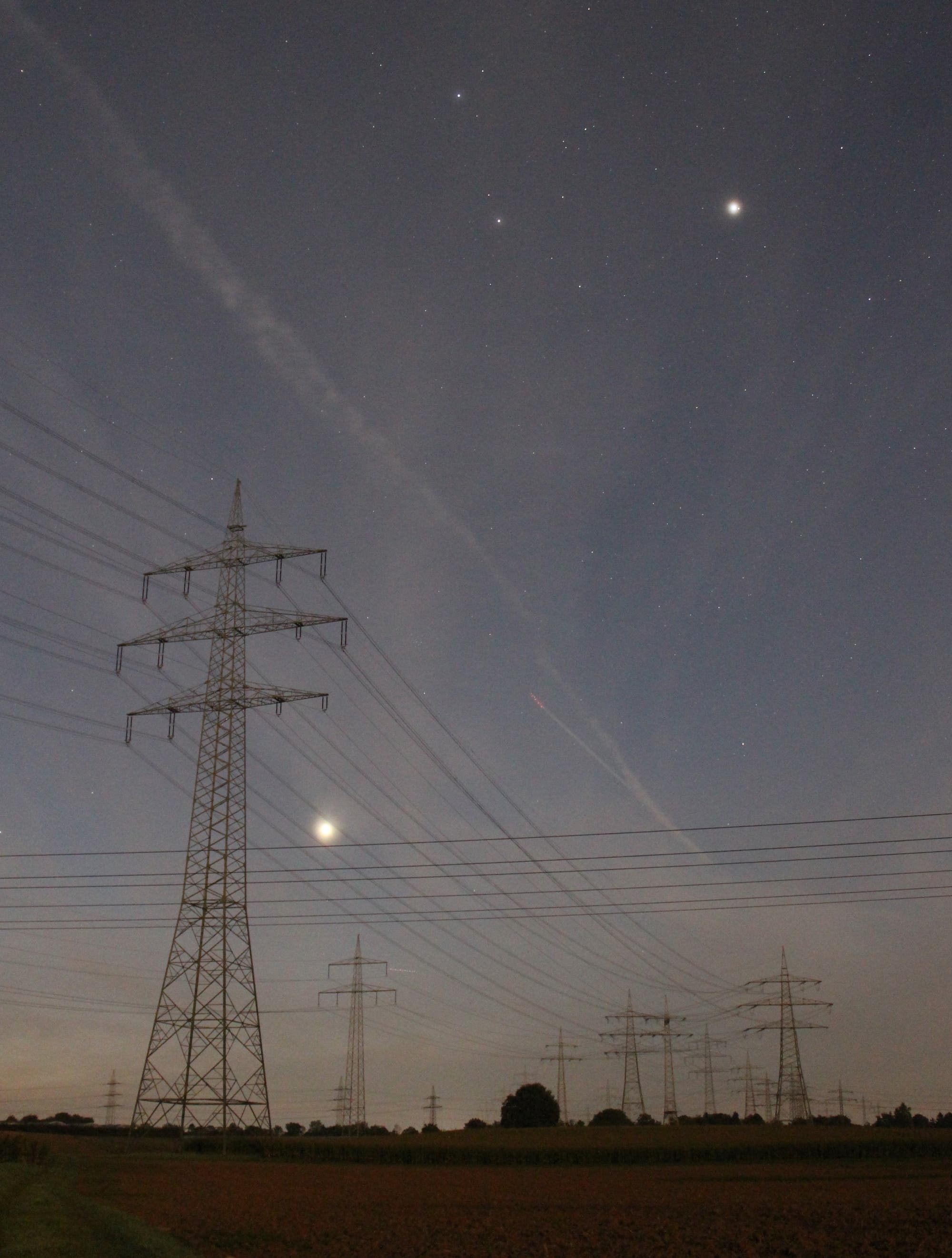 Venus und Jupiter am Morgenhimmel