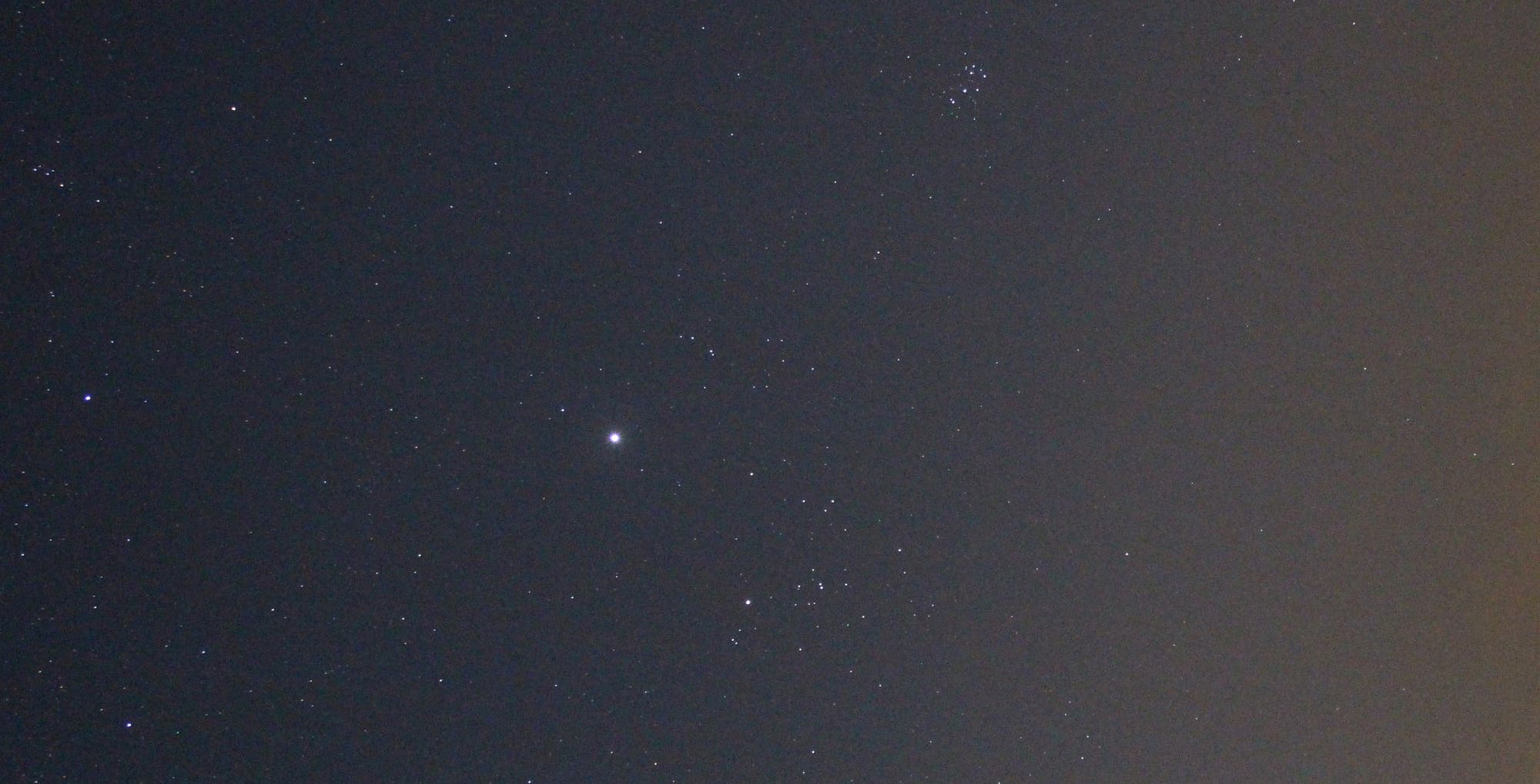 Jupiter im Sternbild Stier