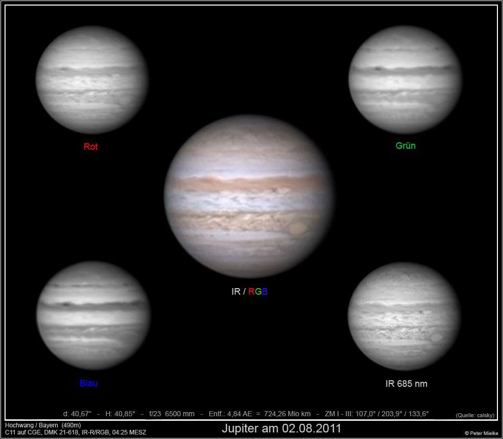 Jupiter vom 2.8.2011