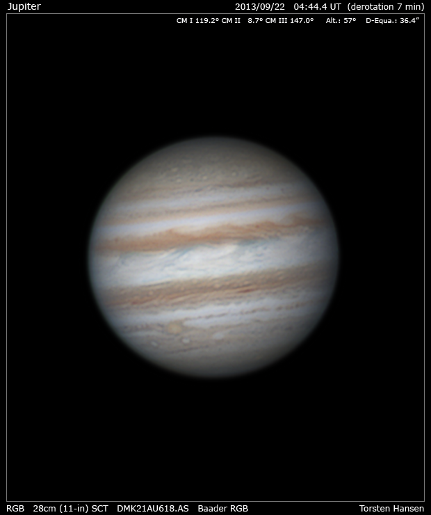 Jupiter 22.09.2013 mit Oval BA