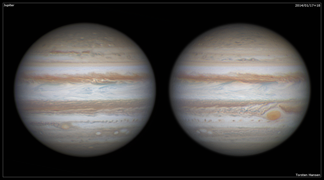 Jupiter 17./18. Januar 2014