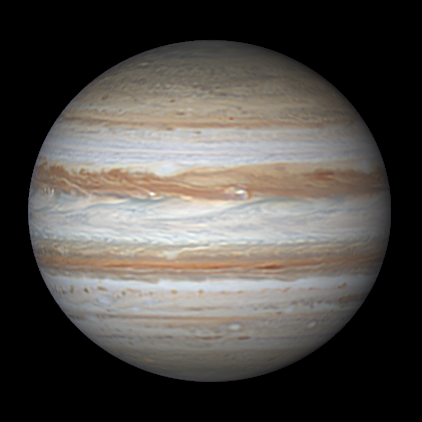 Jupiter 136 Minuten derotiert