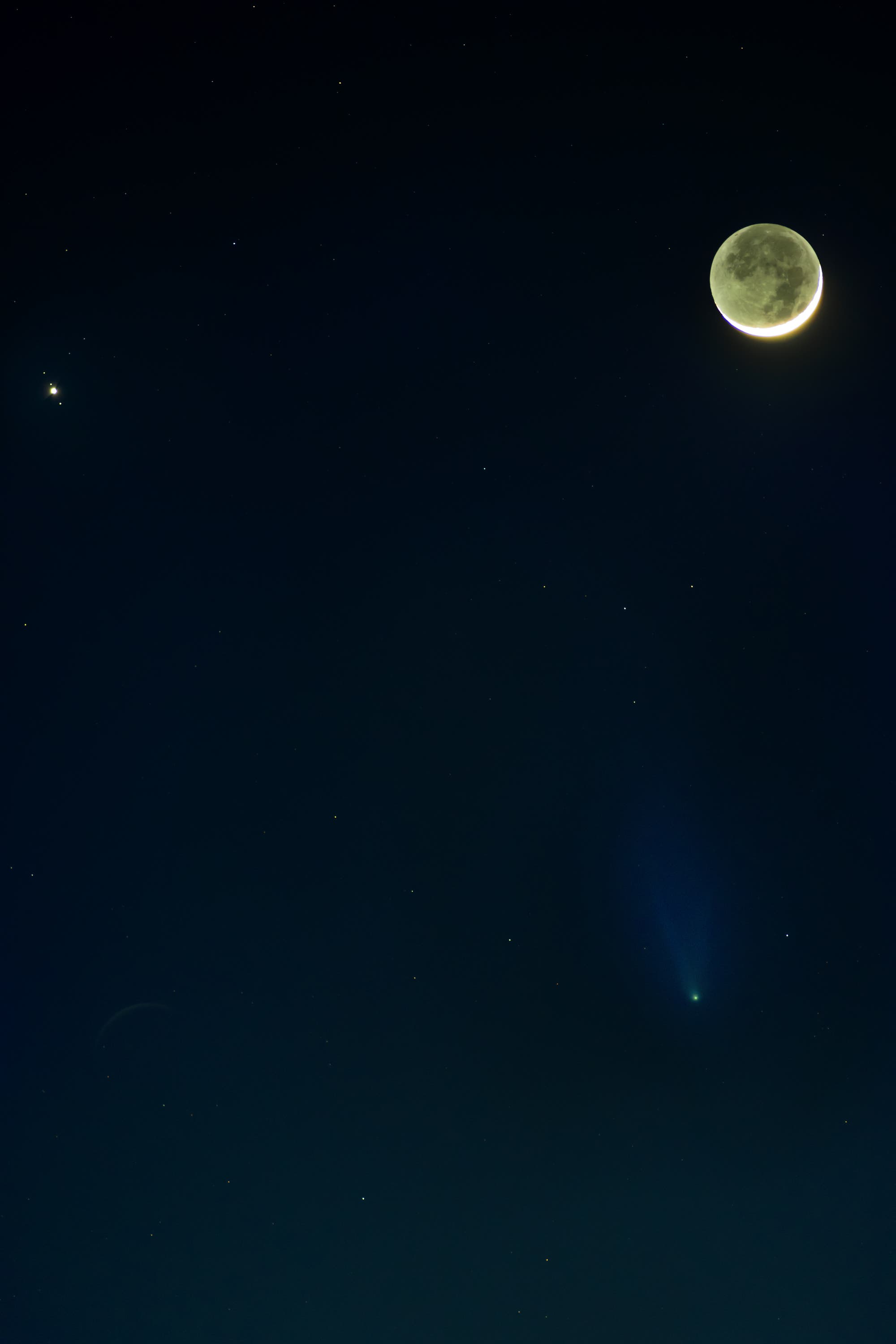 Jupiter - Mond - Komet 12P