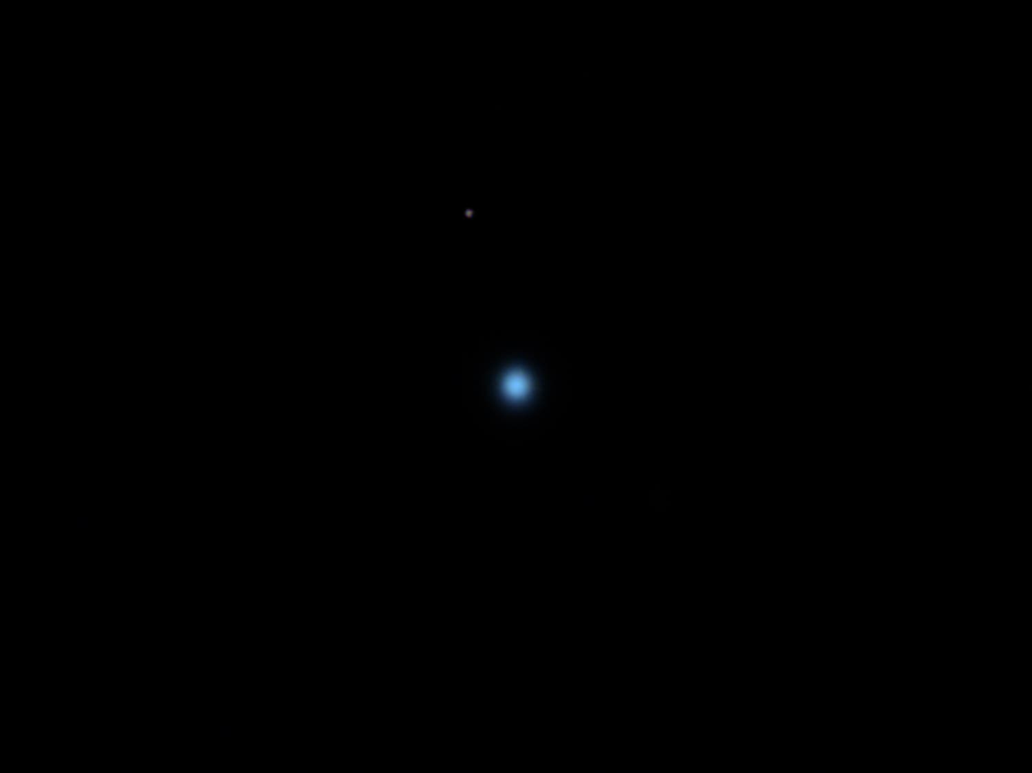 Neptun und Triton am 4.9.2021