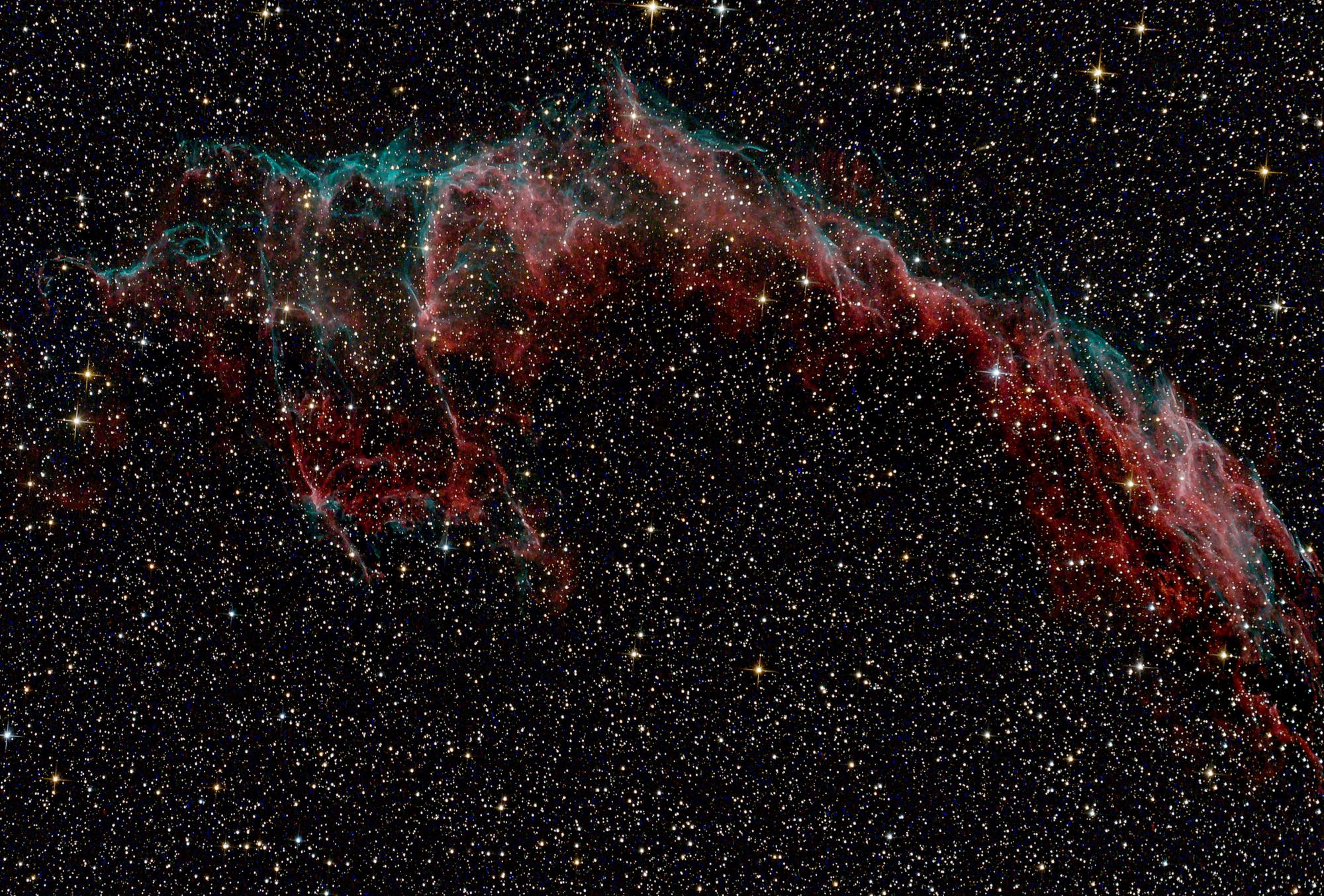 NGC 6992/6995, die Knochenhand