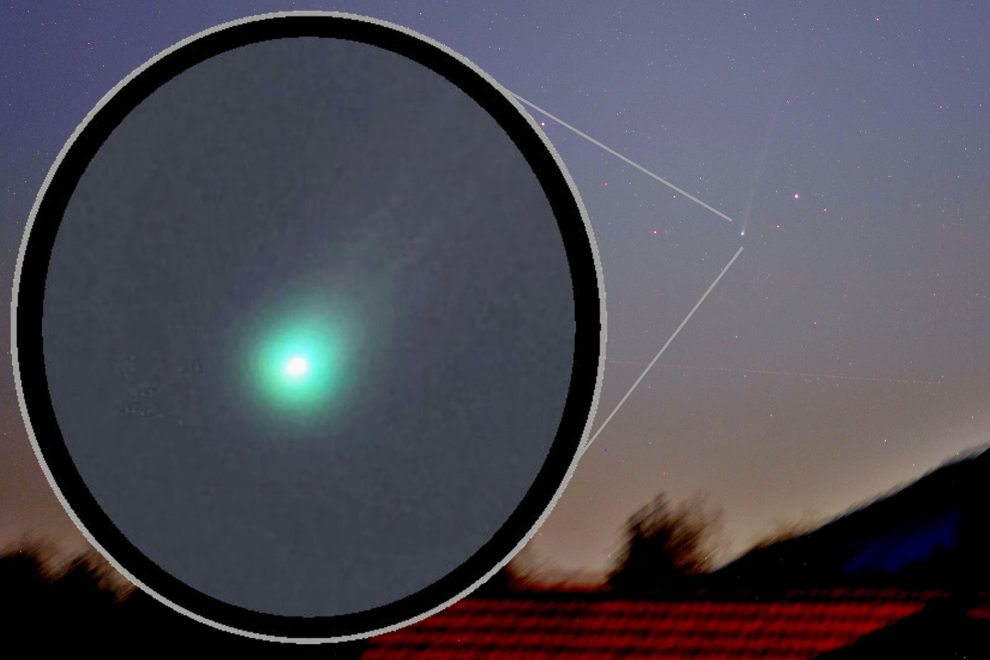 Komet C/2023 P1 Nishimura am 7. September 2023