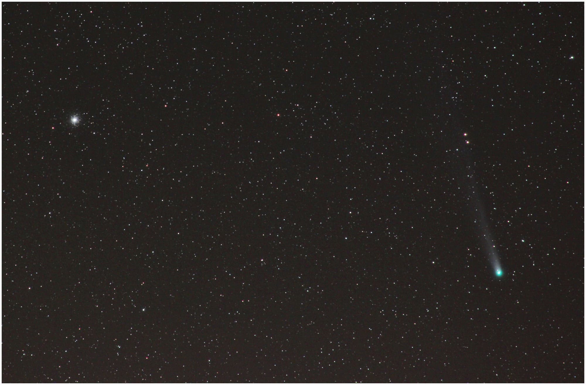 Komet Lovejoy mit M 13