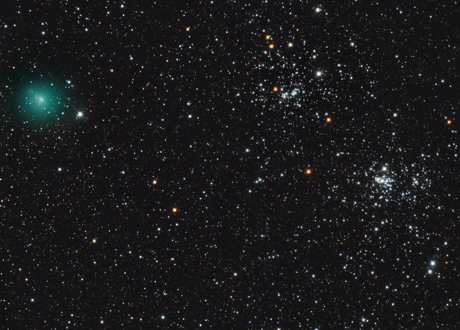 Komet 103 P/Hartley 2 bei h und chi