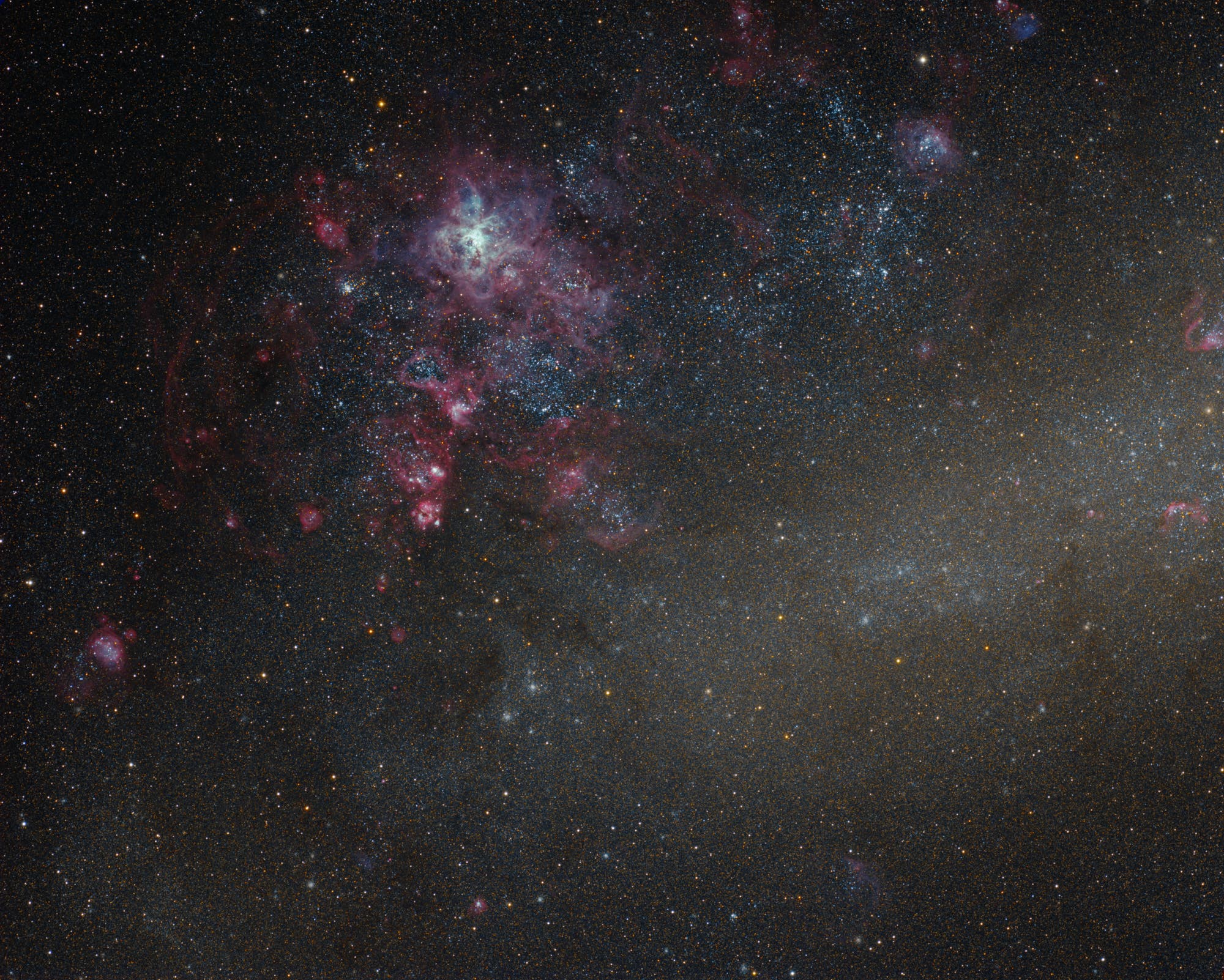 Große Magellansche Wolke und Kontinuumsubtraktion