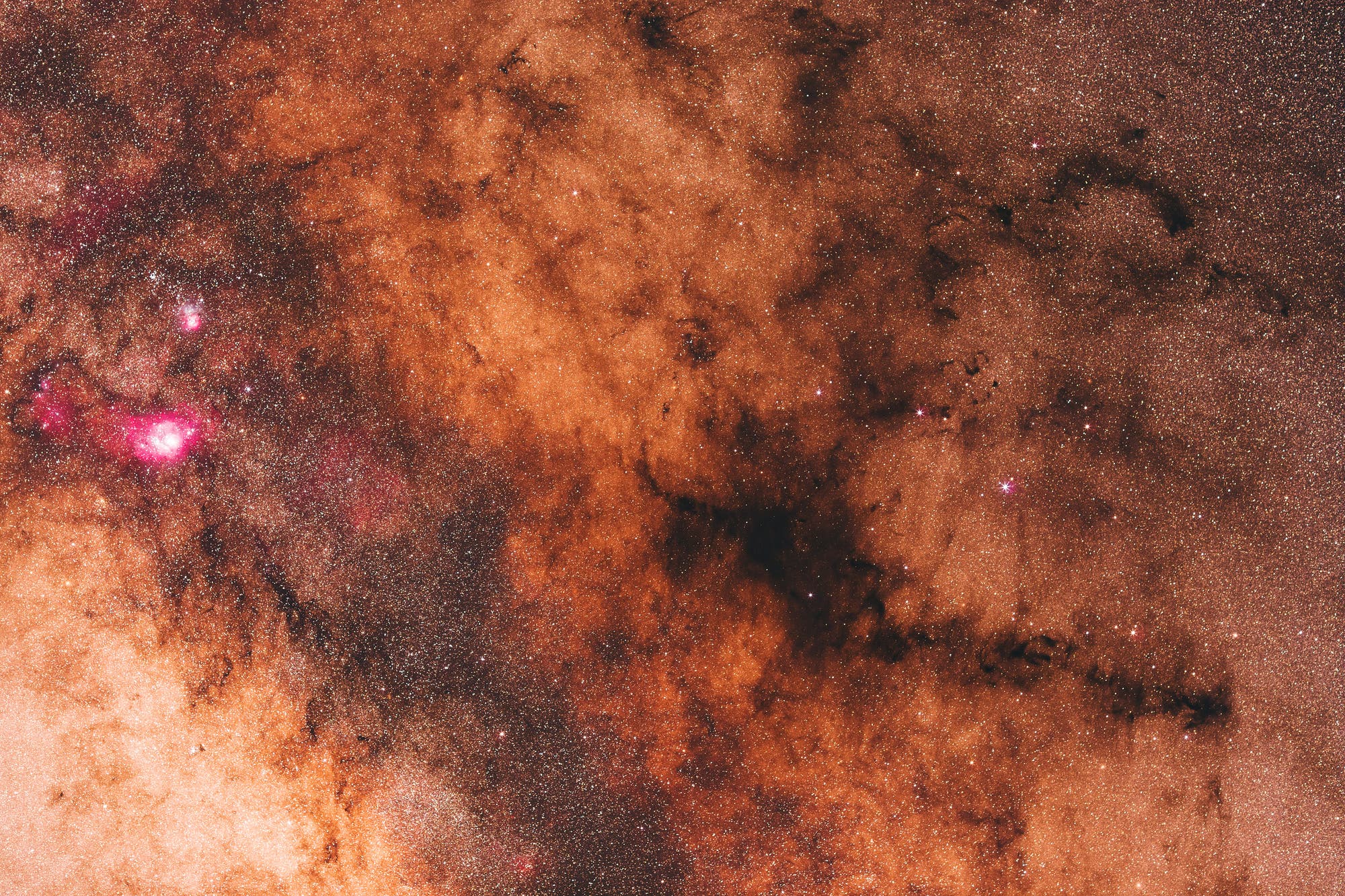 Pfeifennebel LDN 1773 mit großer Sagittarius-Wolke