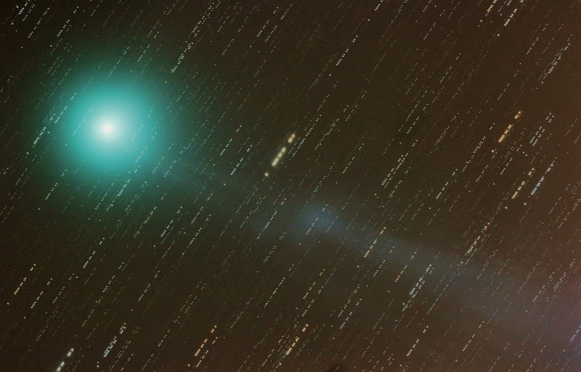 Komet Lovejoy C/2014 Q2 mit Schweifabriss