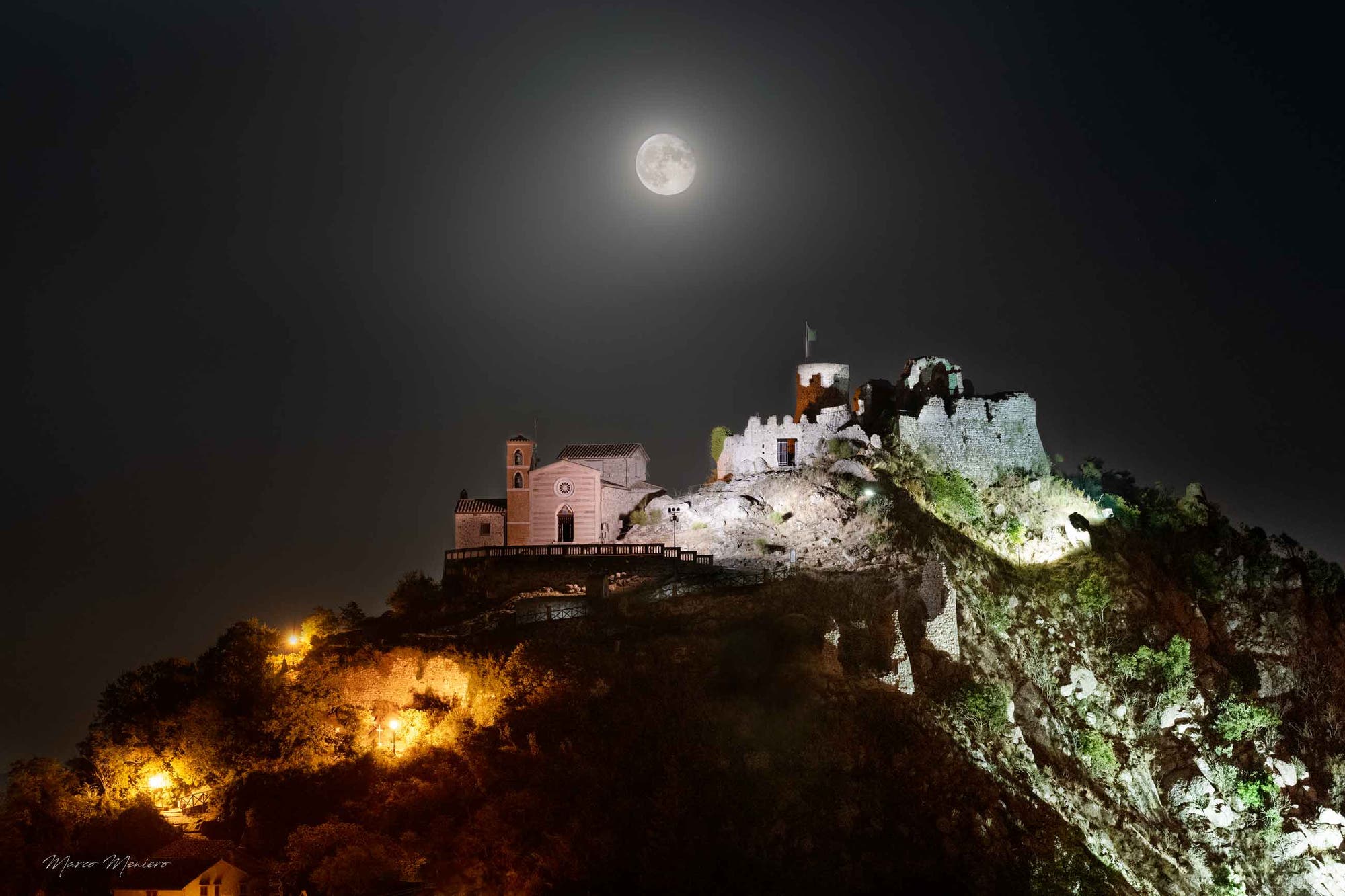 Moon above the Castle