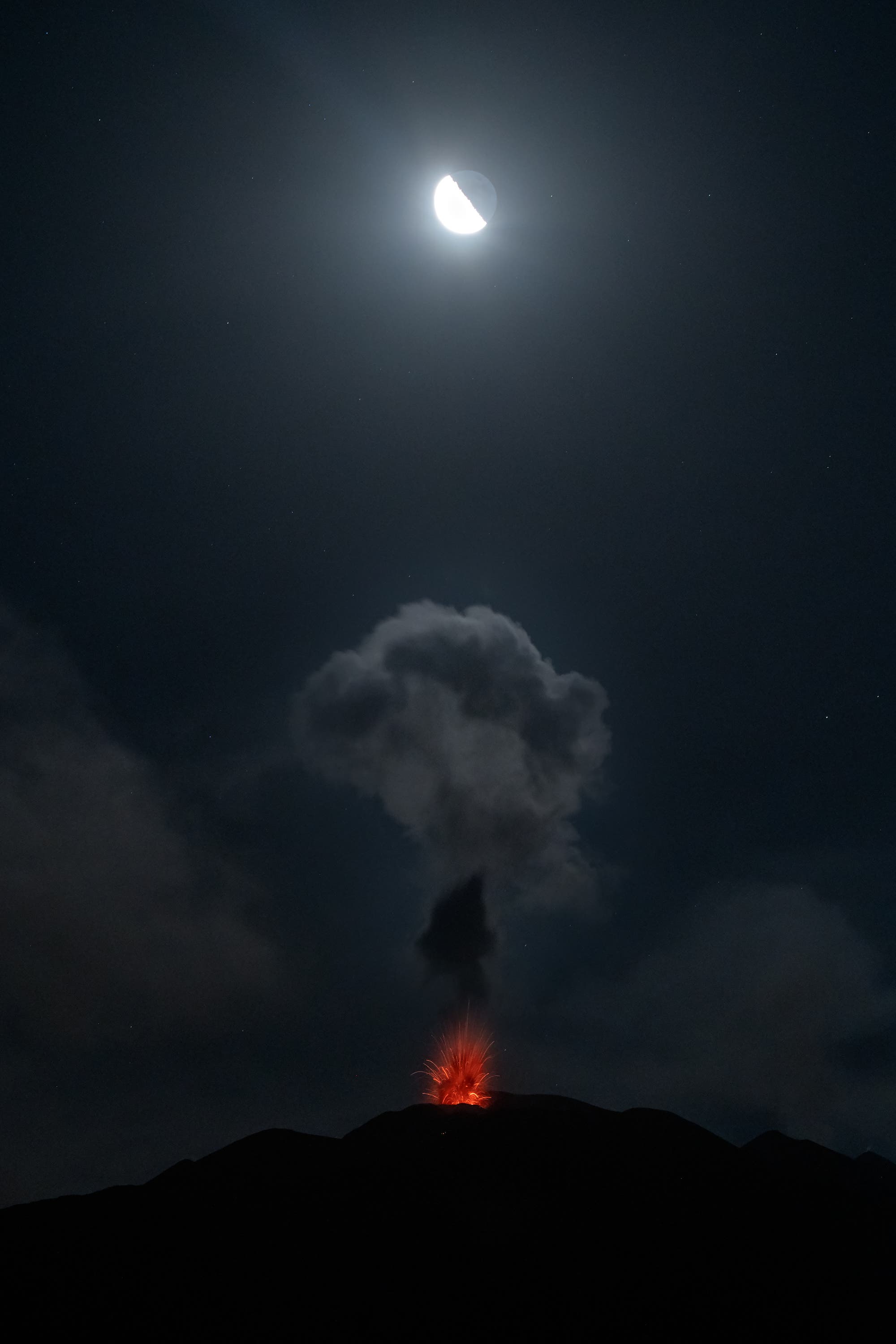 The Moon and the Volcano