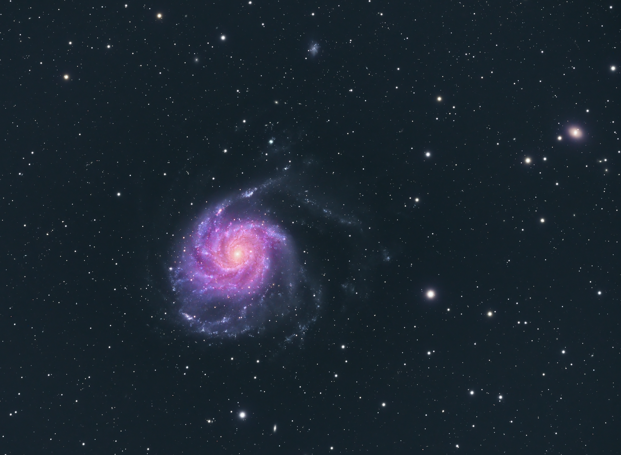 Ein galaktisches Feuerrad - Messier 101
