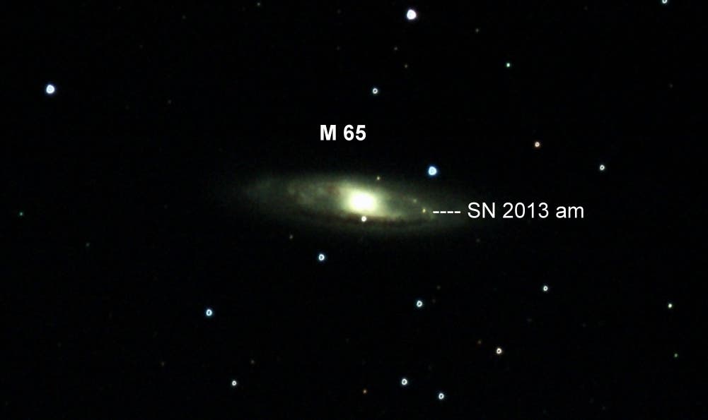 M 65 mit SN 2013am