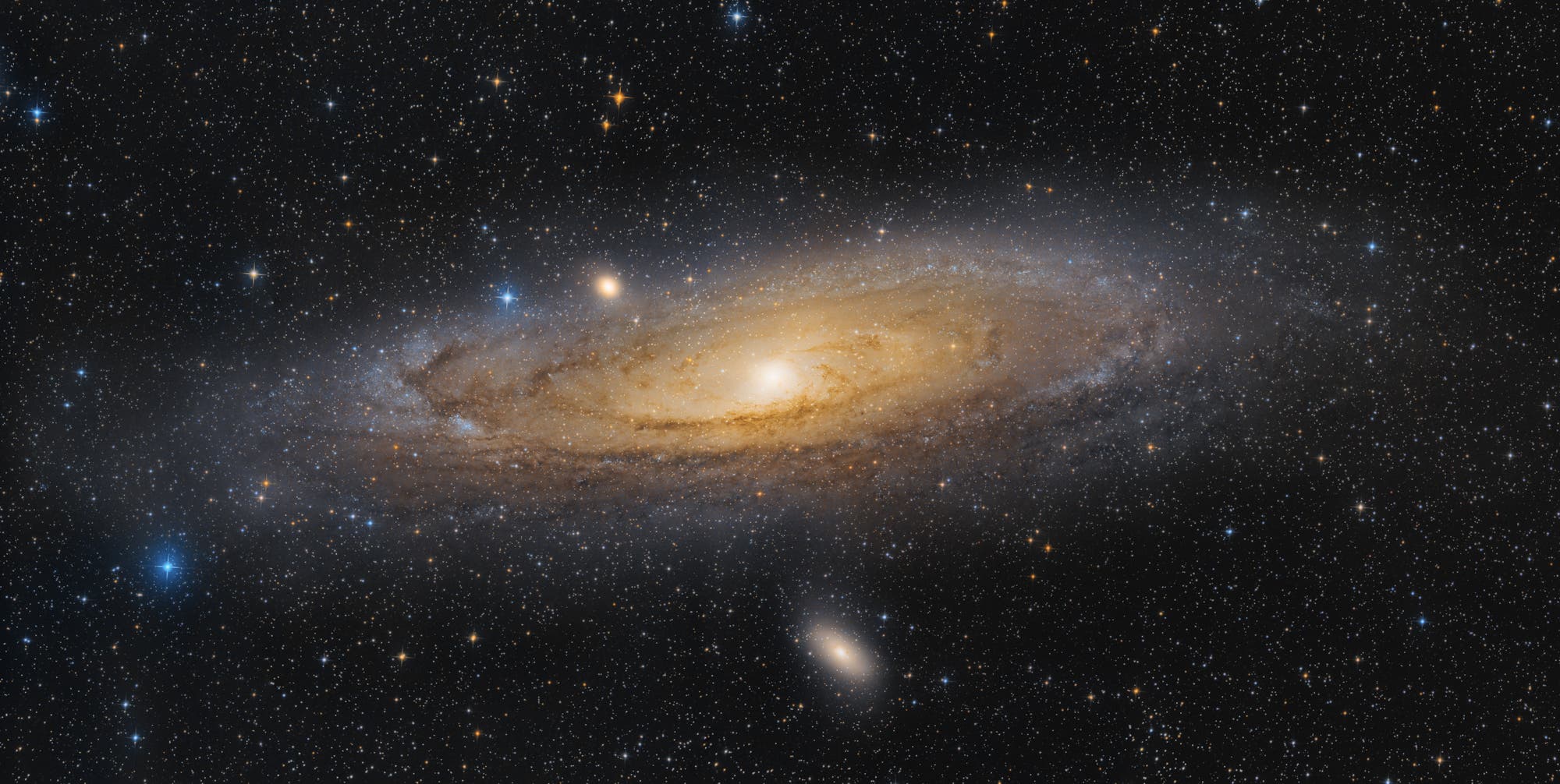 Mosaik der Andromeda-Galaxie