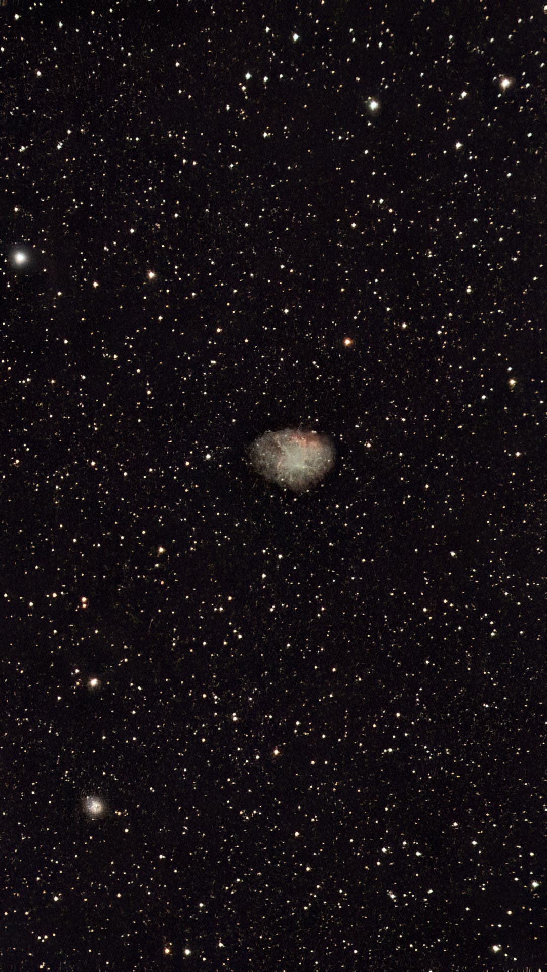 Messier M1 (Krebsnebel) und Kleinplanet Vesta