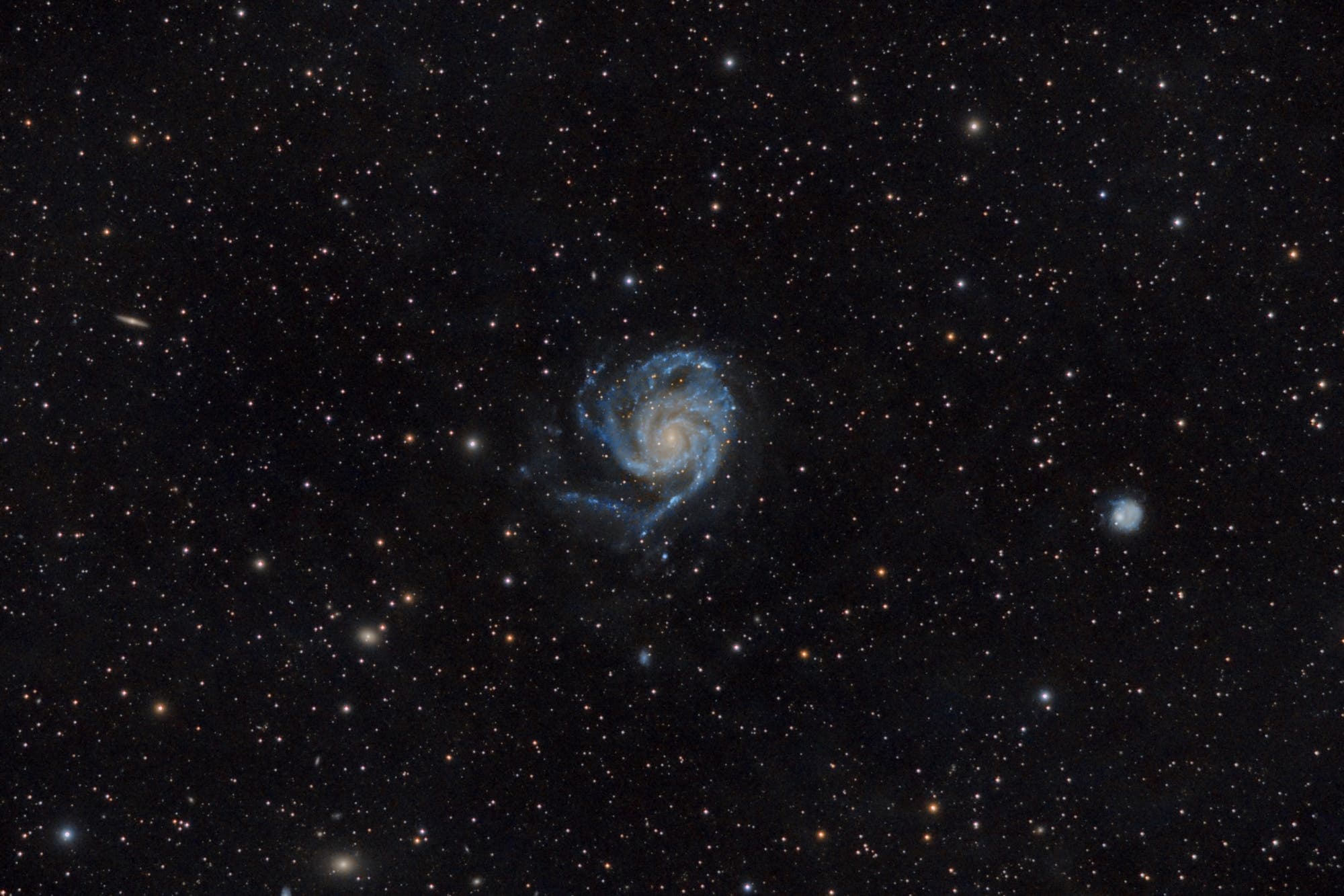 Messier 101 - Feuerrad-Galaxie