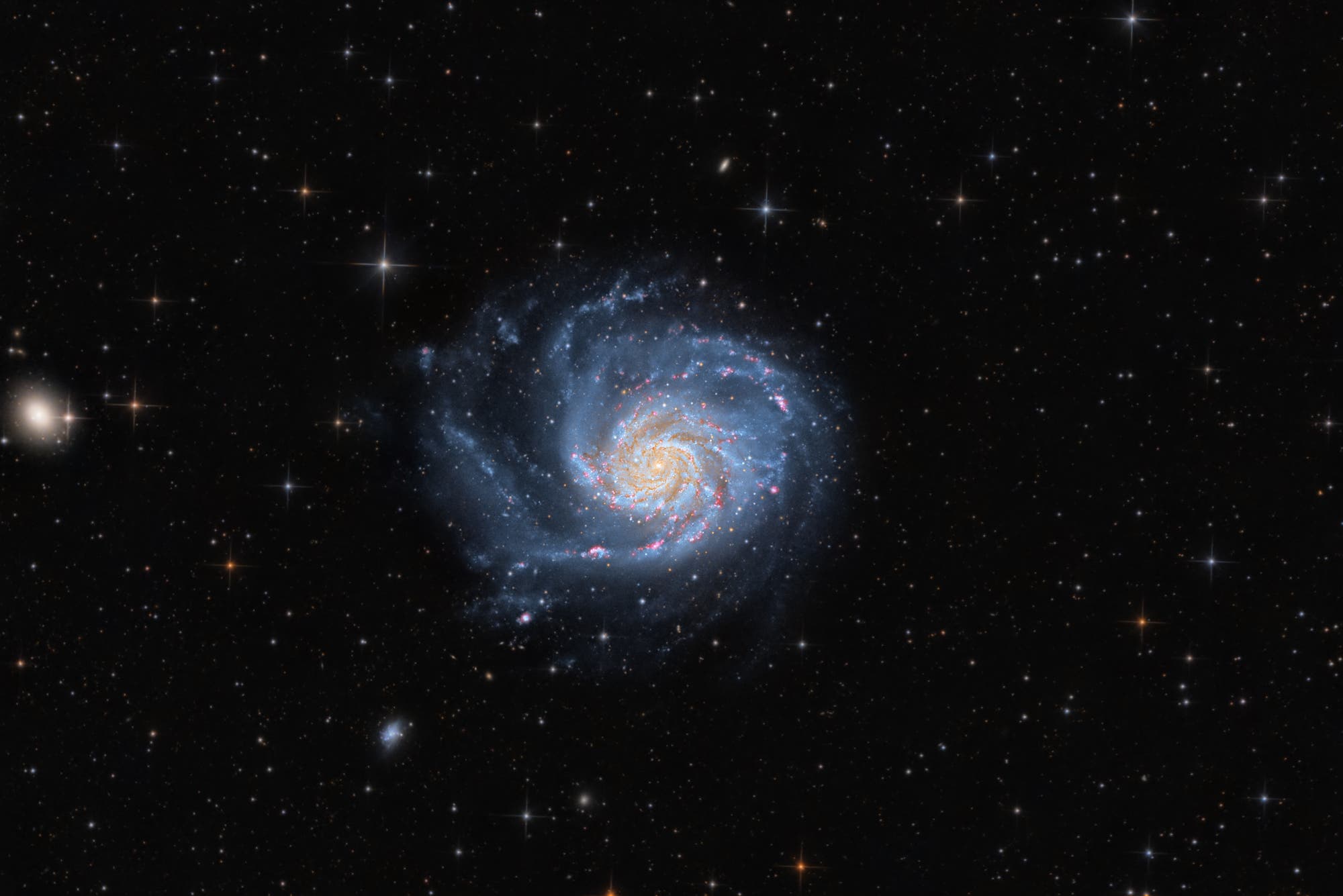 Messier 101 Feuerradgalaxie