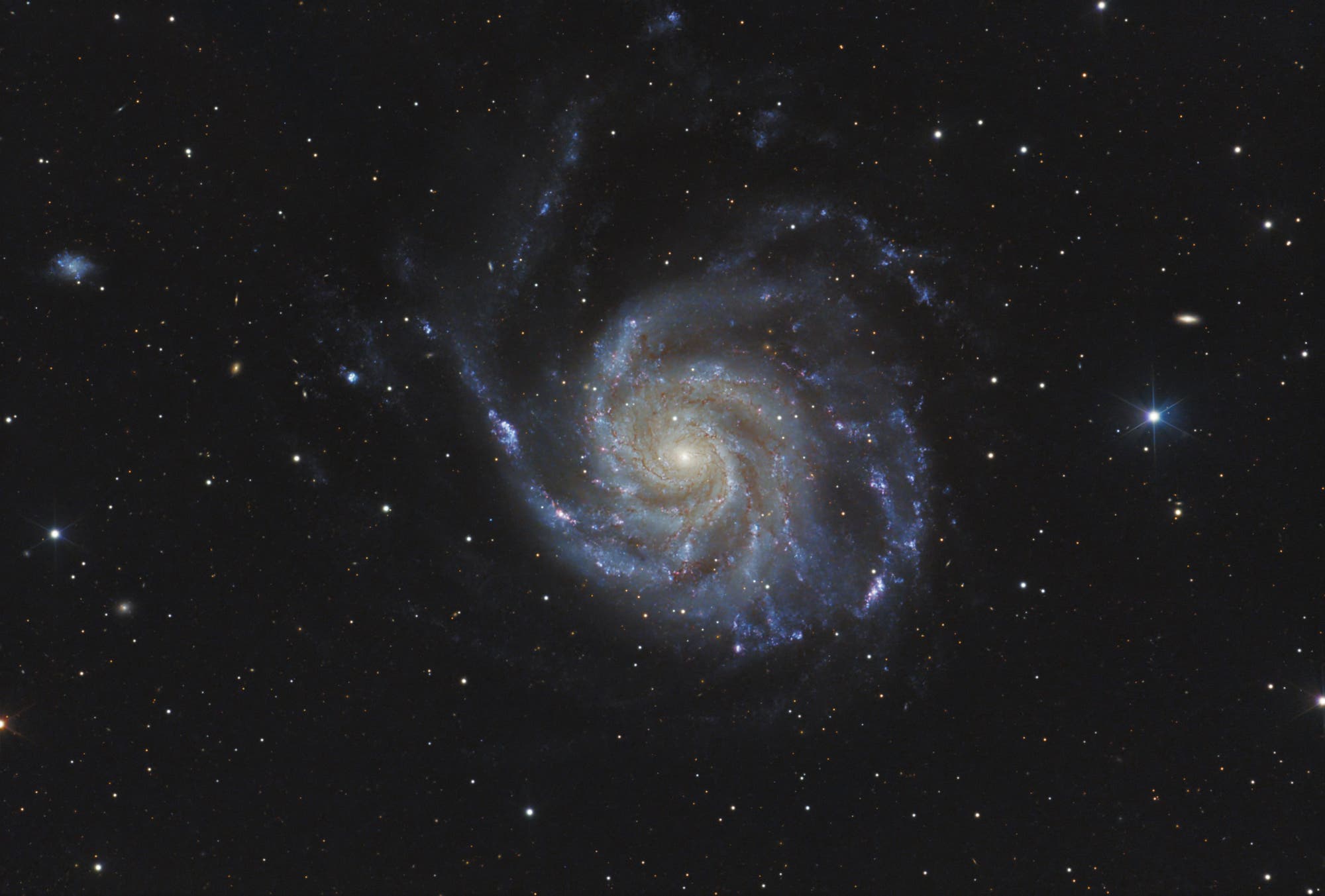 M 101 Feuerradgalaxie