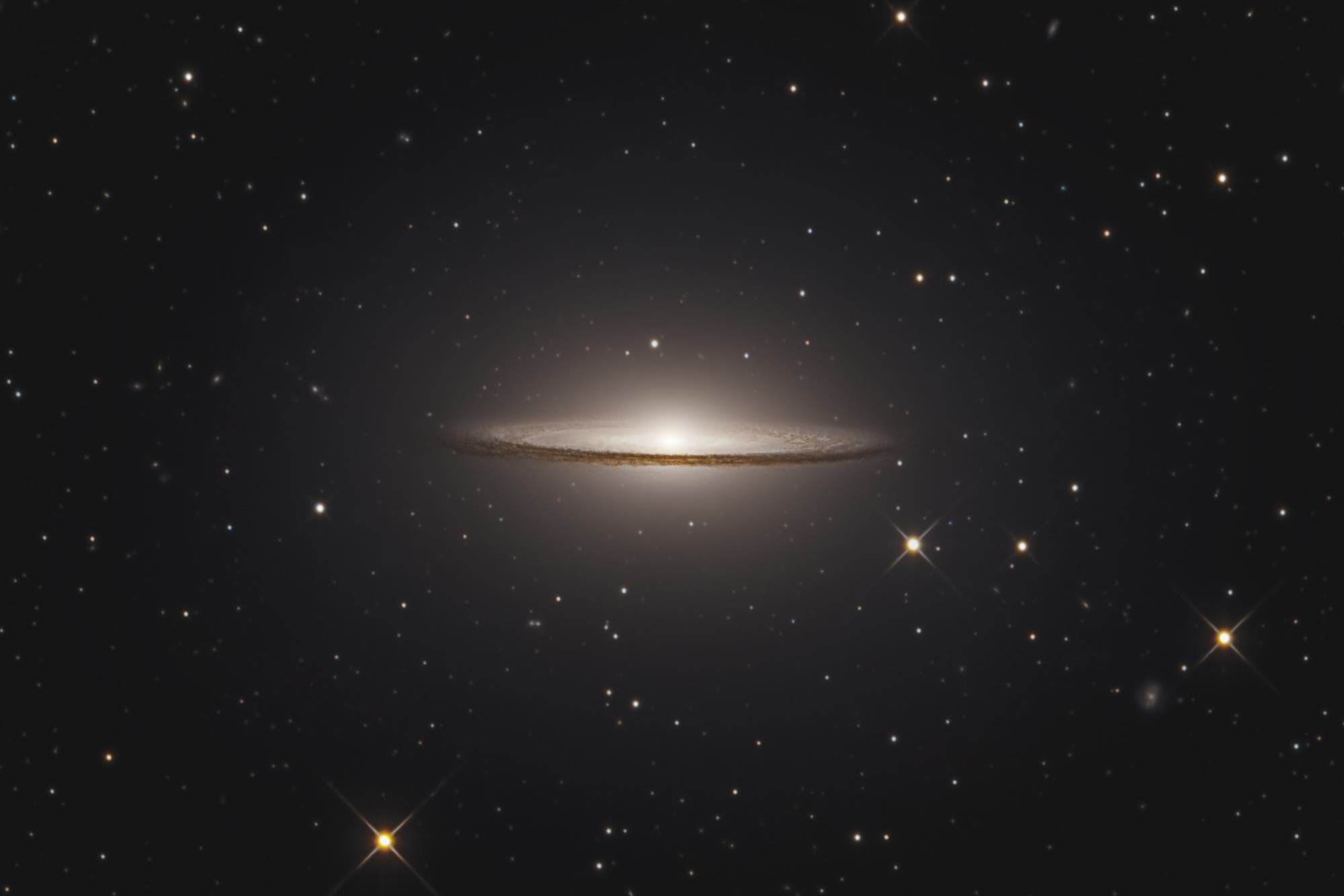 Die Sombrerogalaxie Messier 104