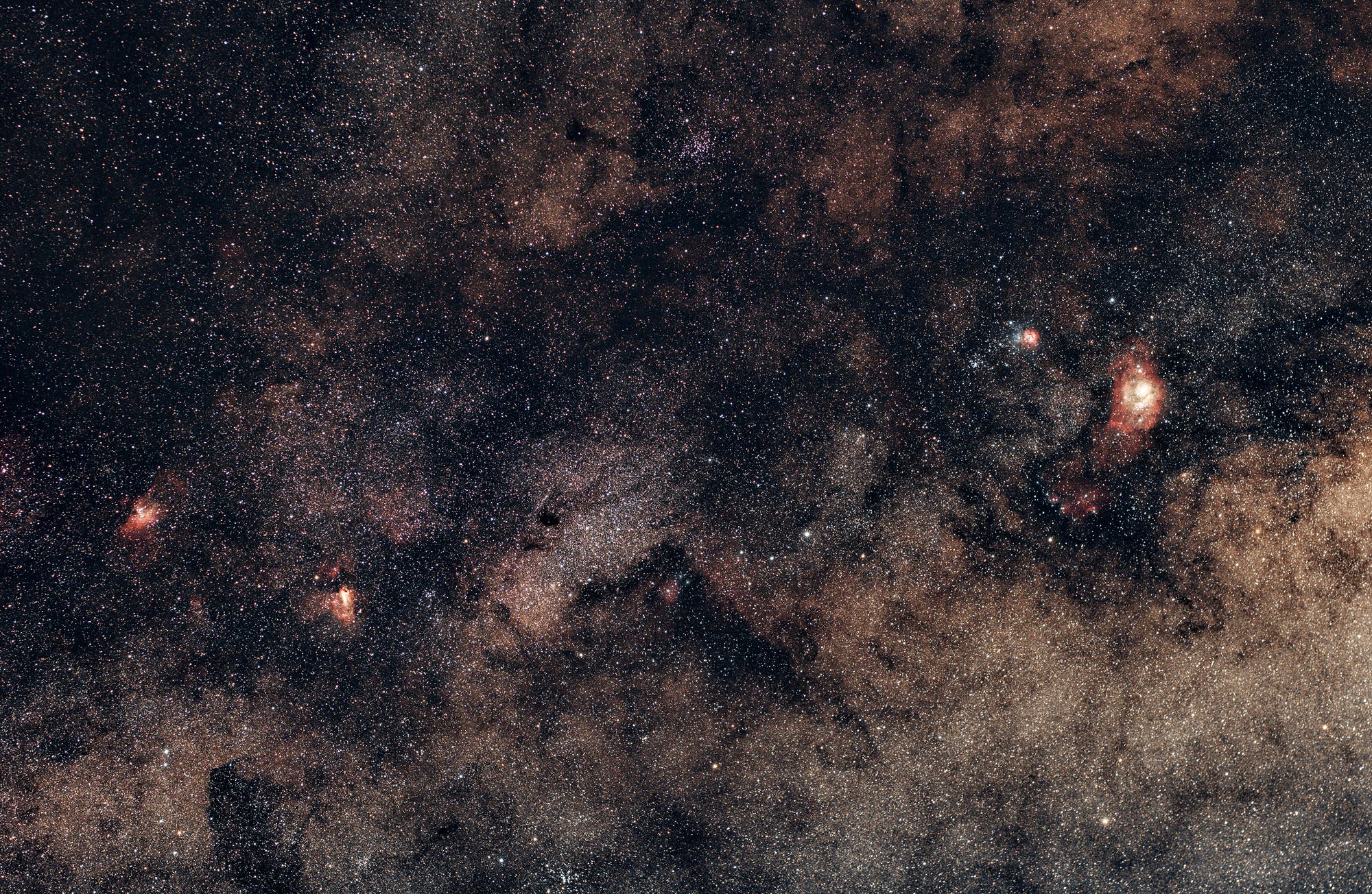 FROM MESSIER 16 TO MESSIER 8
