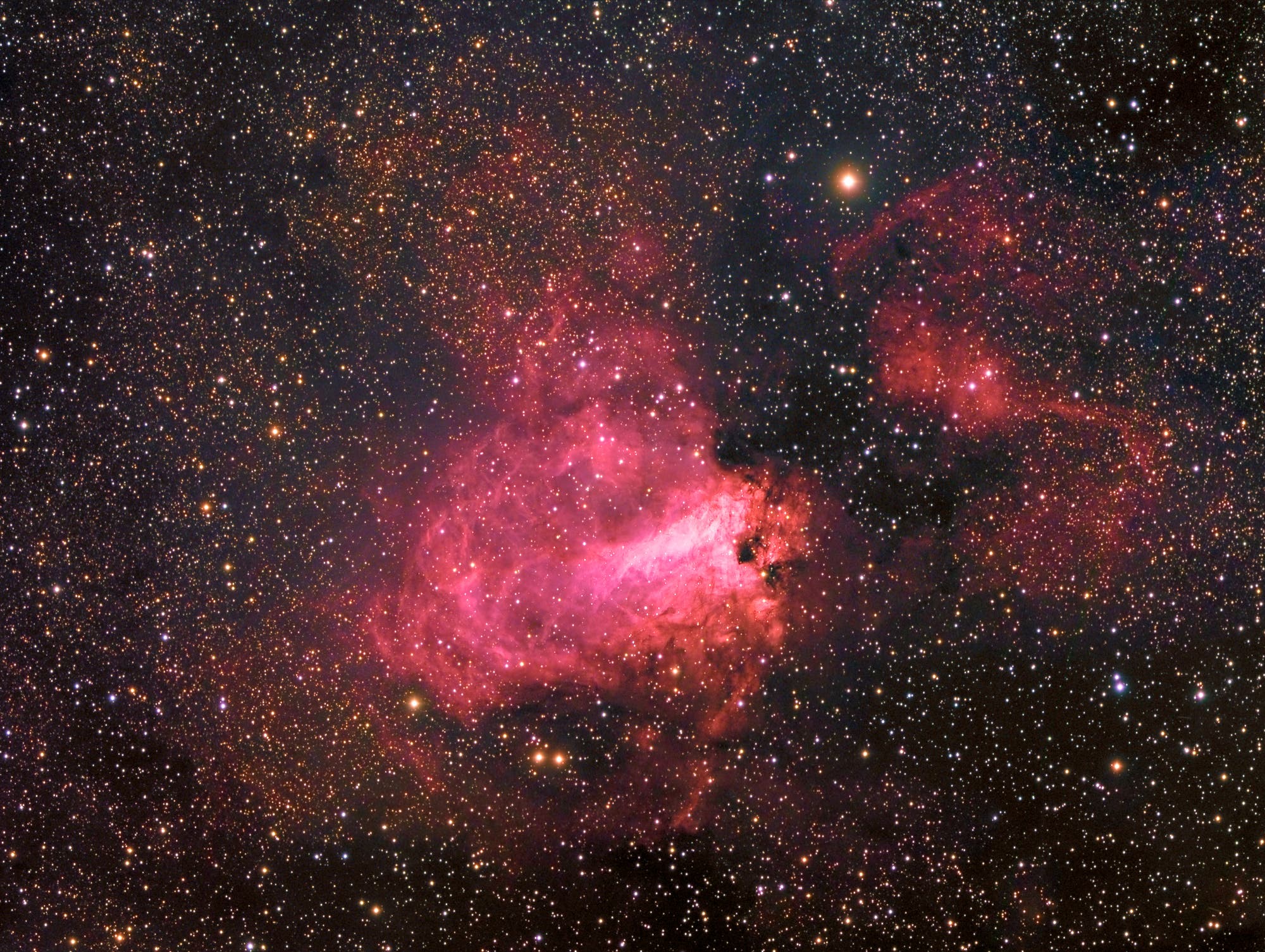 Messier 17, Omega-, Schwanennebel