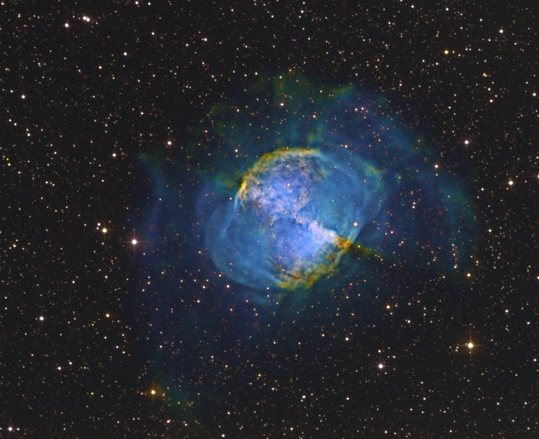 Messier 27 Hantelnebel (Schmalband)