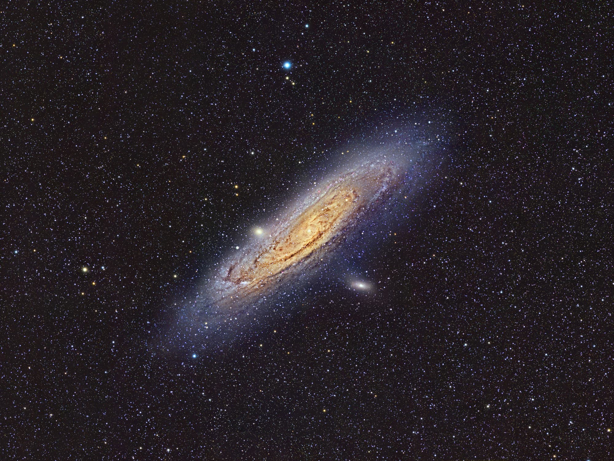 Mosaik der Andromedagalaxie M31