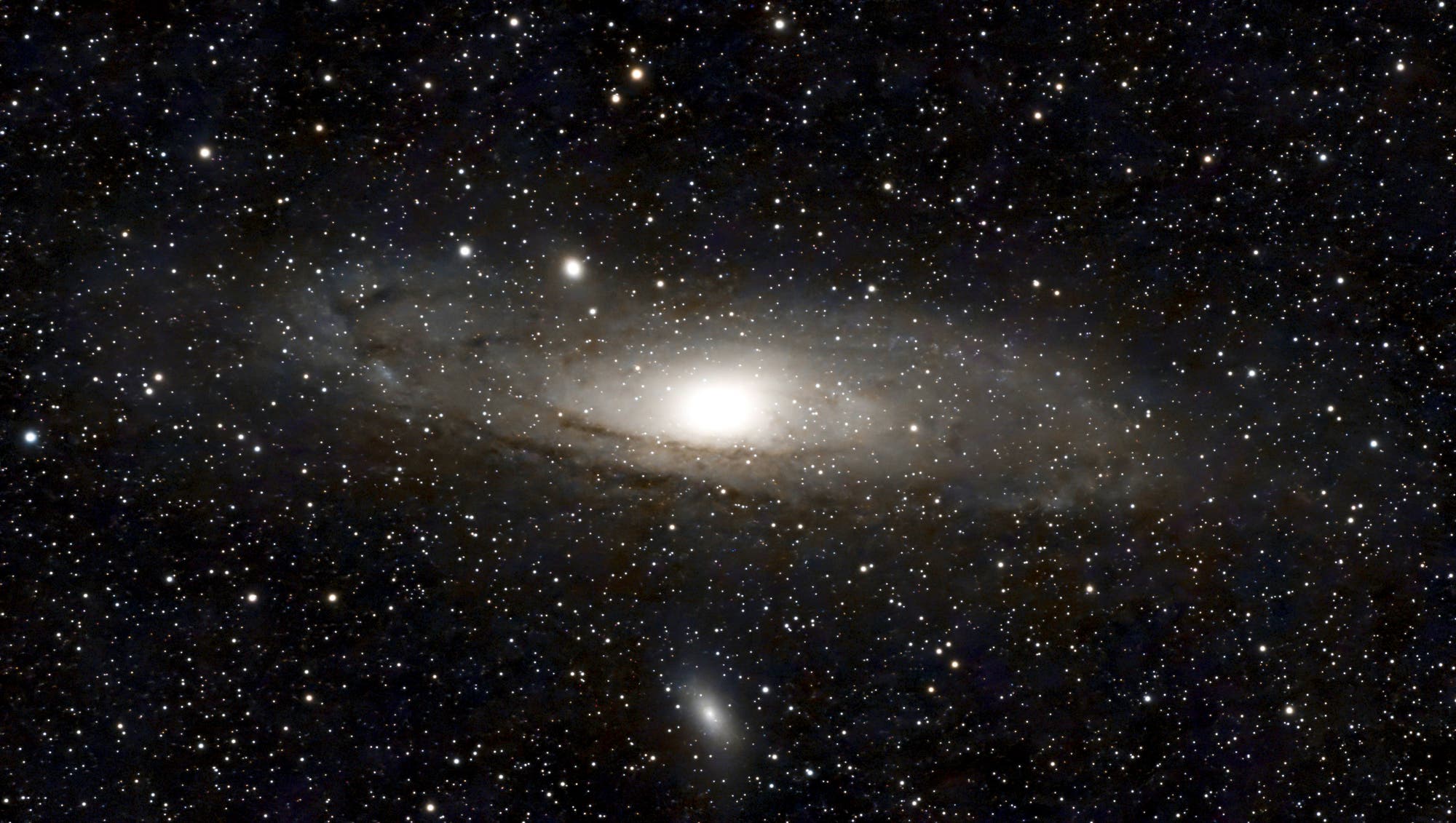 Mein erstes Deep-Sky-Foto: die Andromedagalaxie