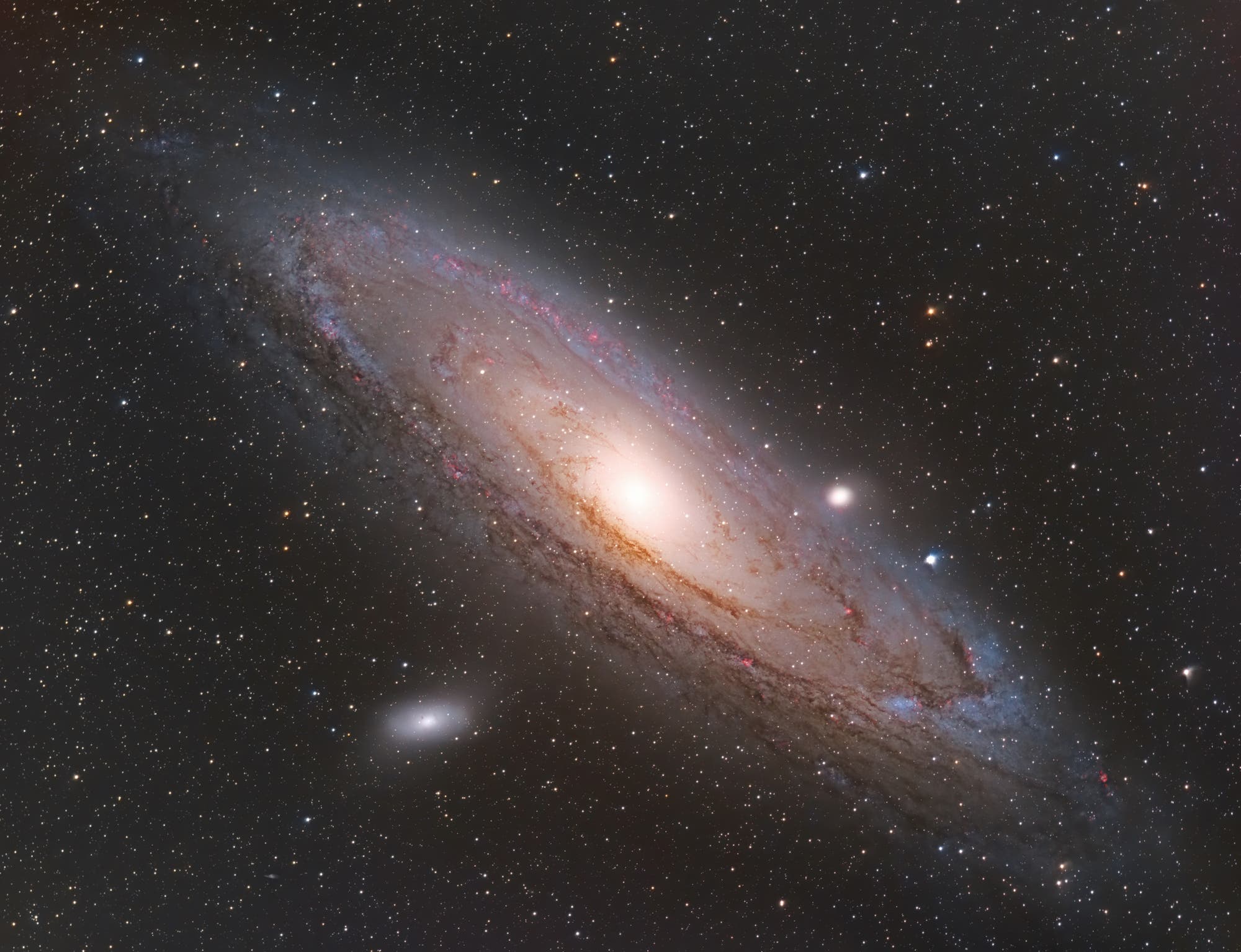 M31 in H-Alpha-LRGB