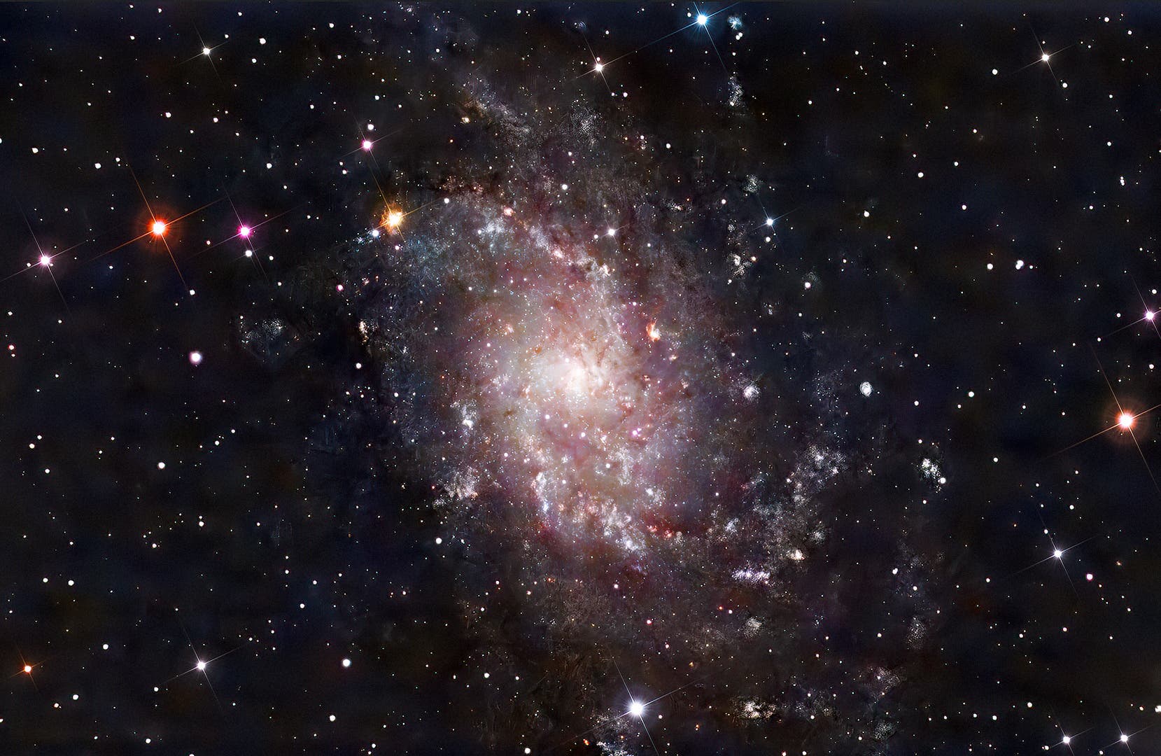 M33 Triangulum-Galaxie oder auch Dreiecksgalaxie