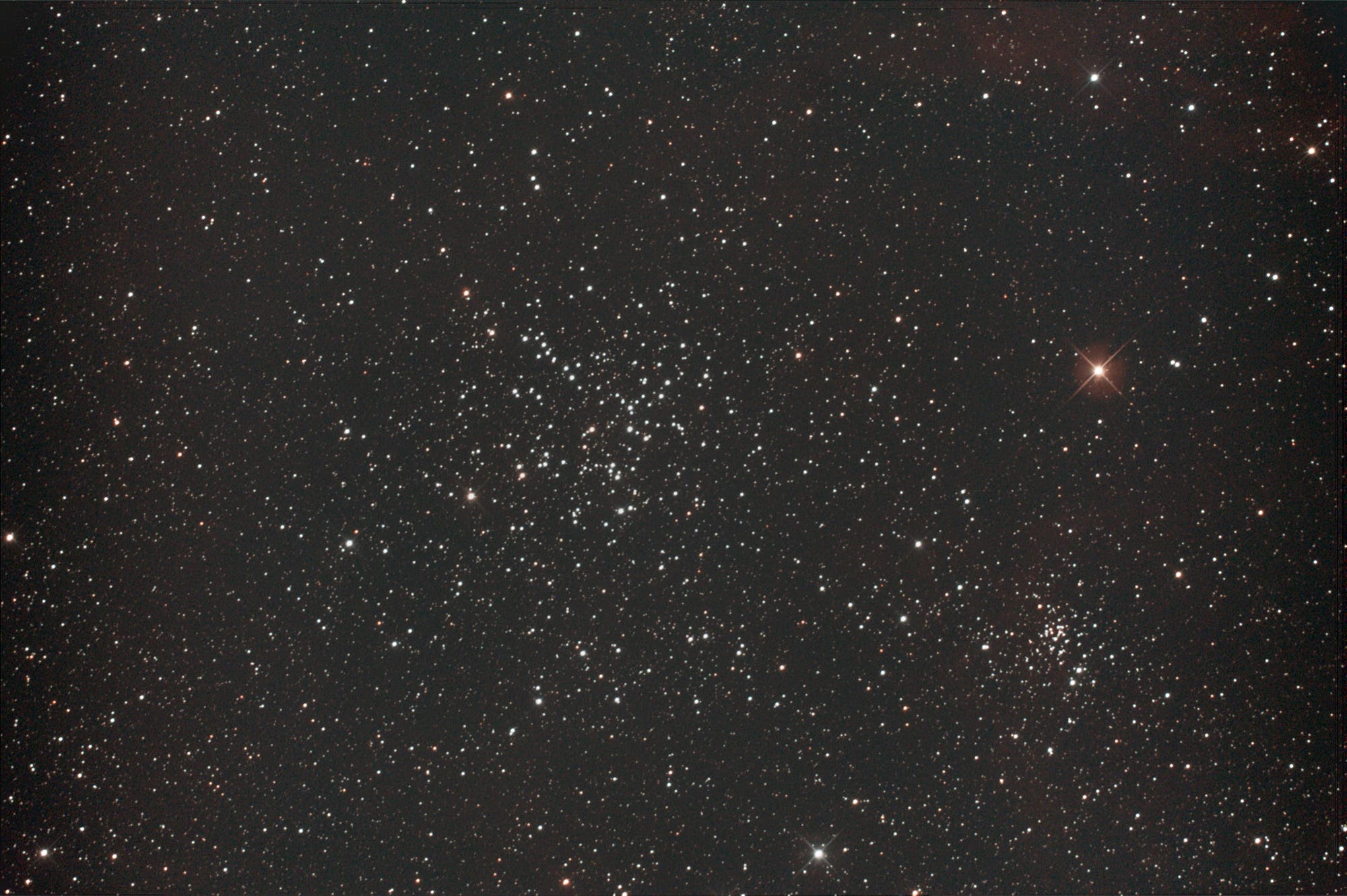 M38 mit NGC 1907 im Sternbild Fuhrmann (Auriga)