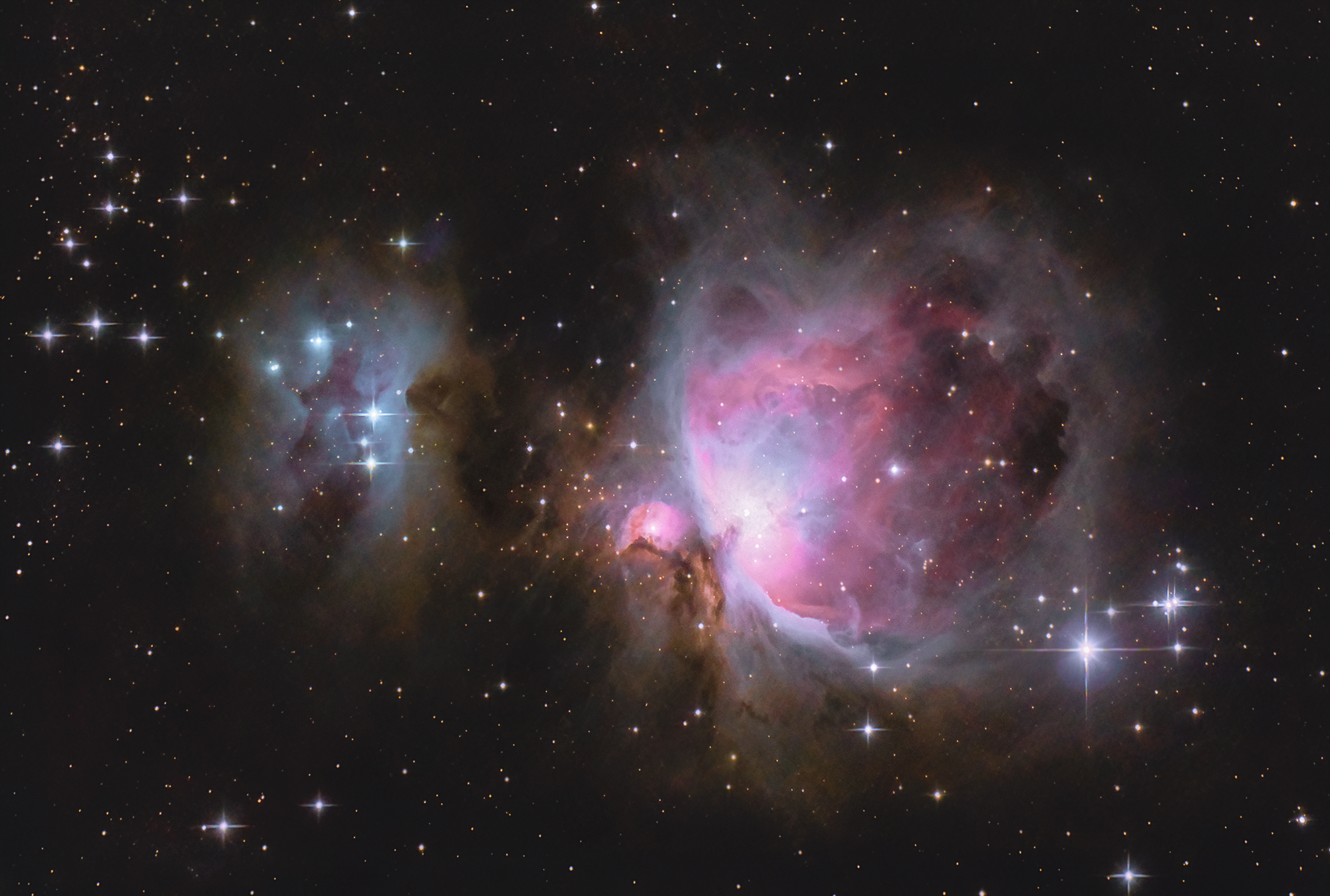 "Lucky Imaging" beim Orion-Nebel