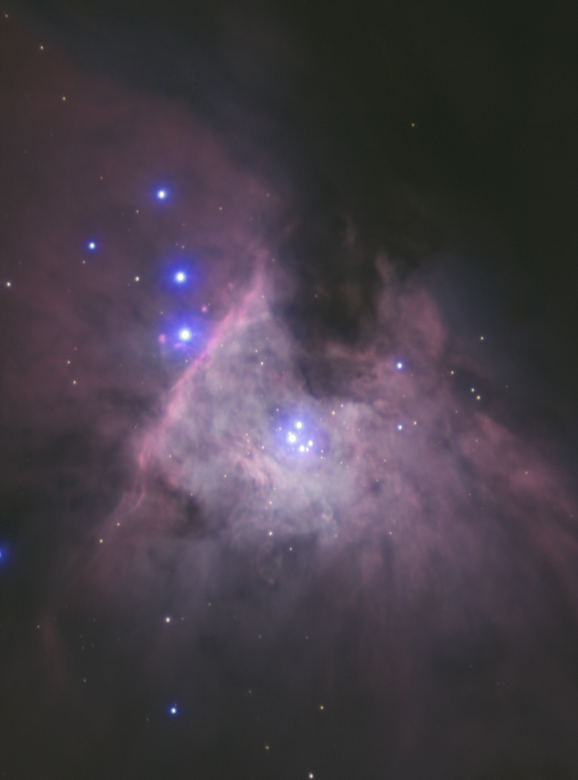 Trapez im Orionnebel