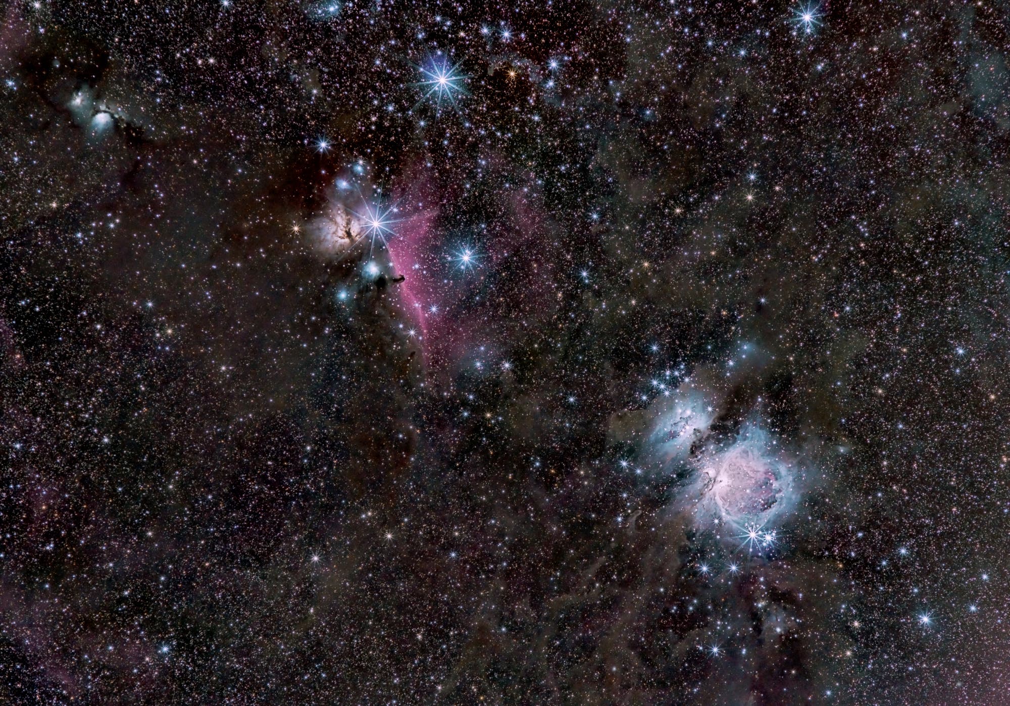 M42 Widefield mit Astrotrac