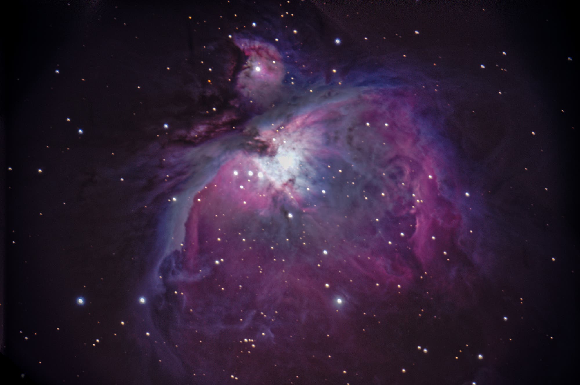 Messier 42 Orionnebel unter Stadtbedingungen