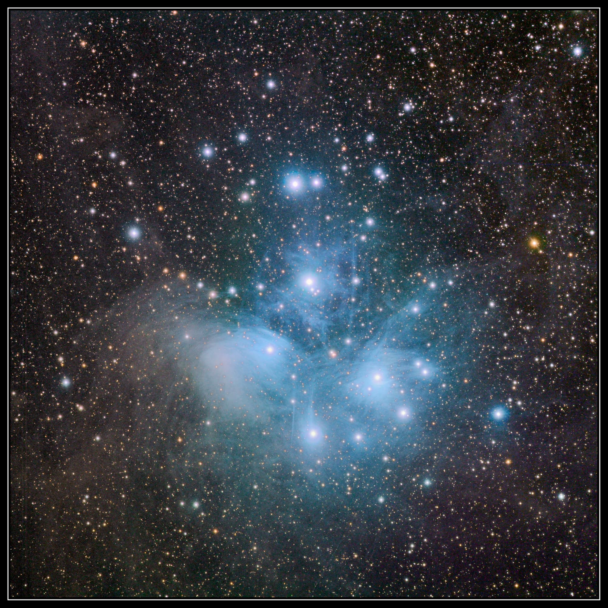 Die Plejaden (Messier 45)