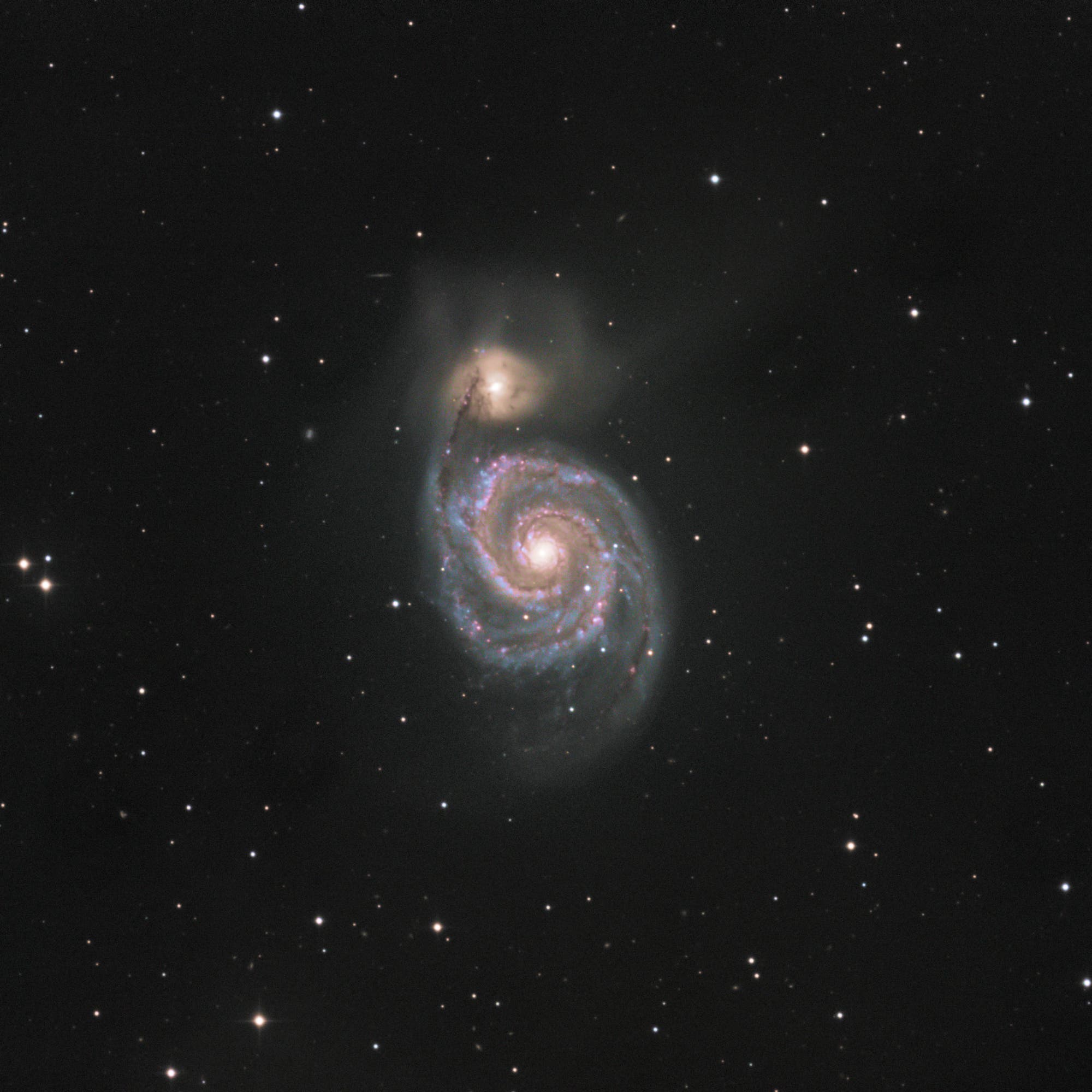 Messier 51 - Whirlpool-Galaxie