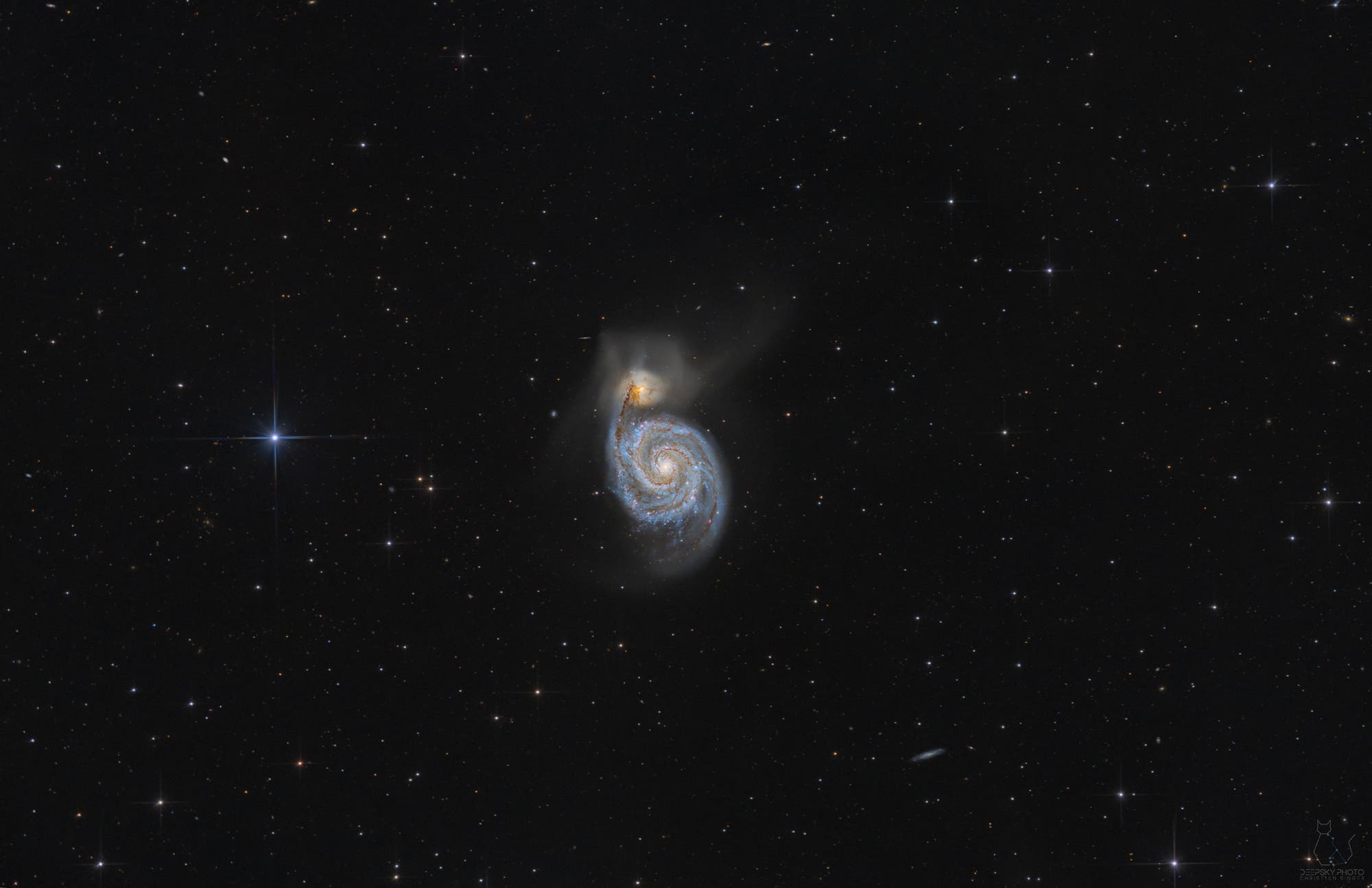 M51 / Whirlpool-Galaxie
